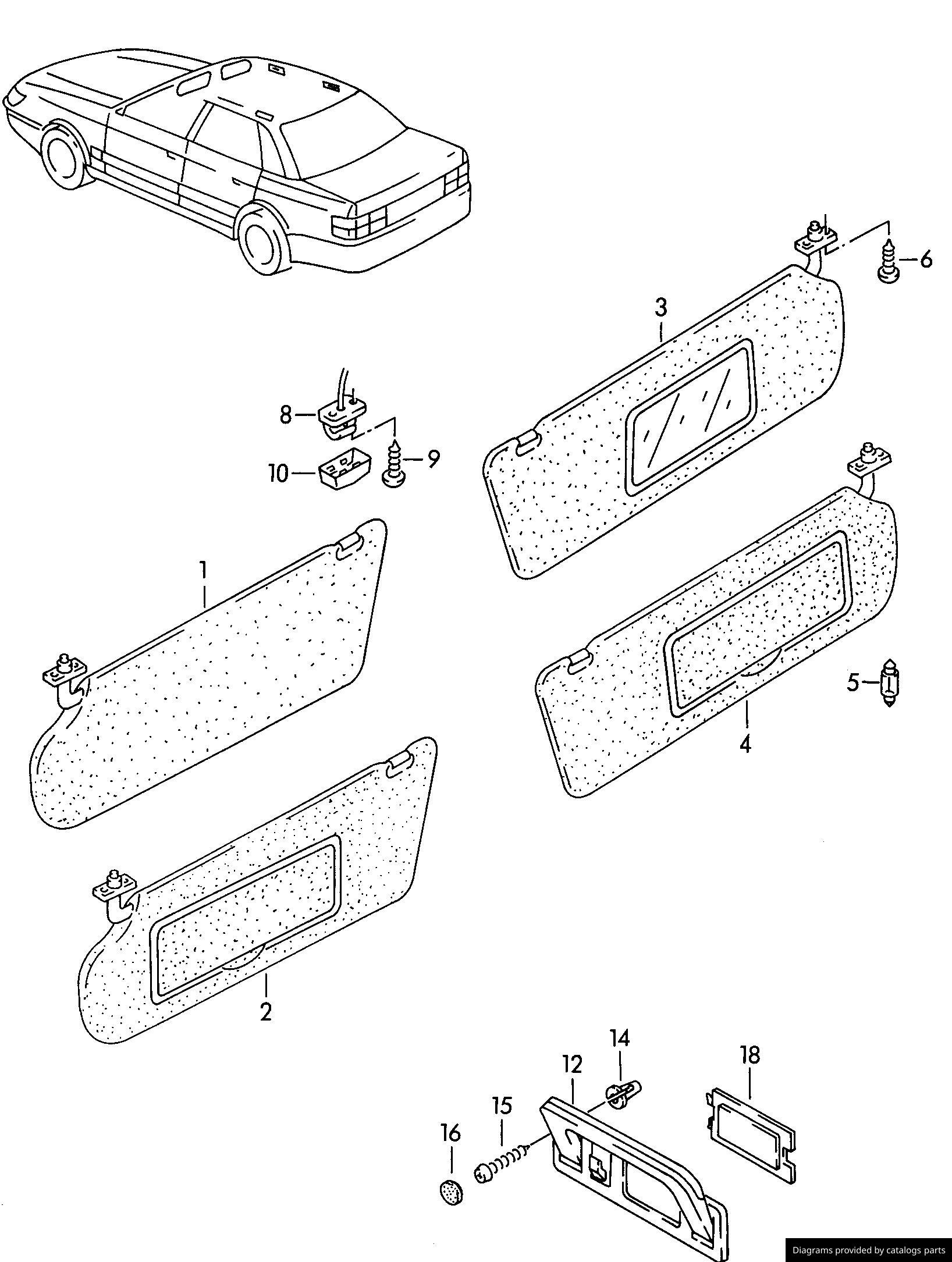 Car part diagram