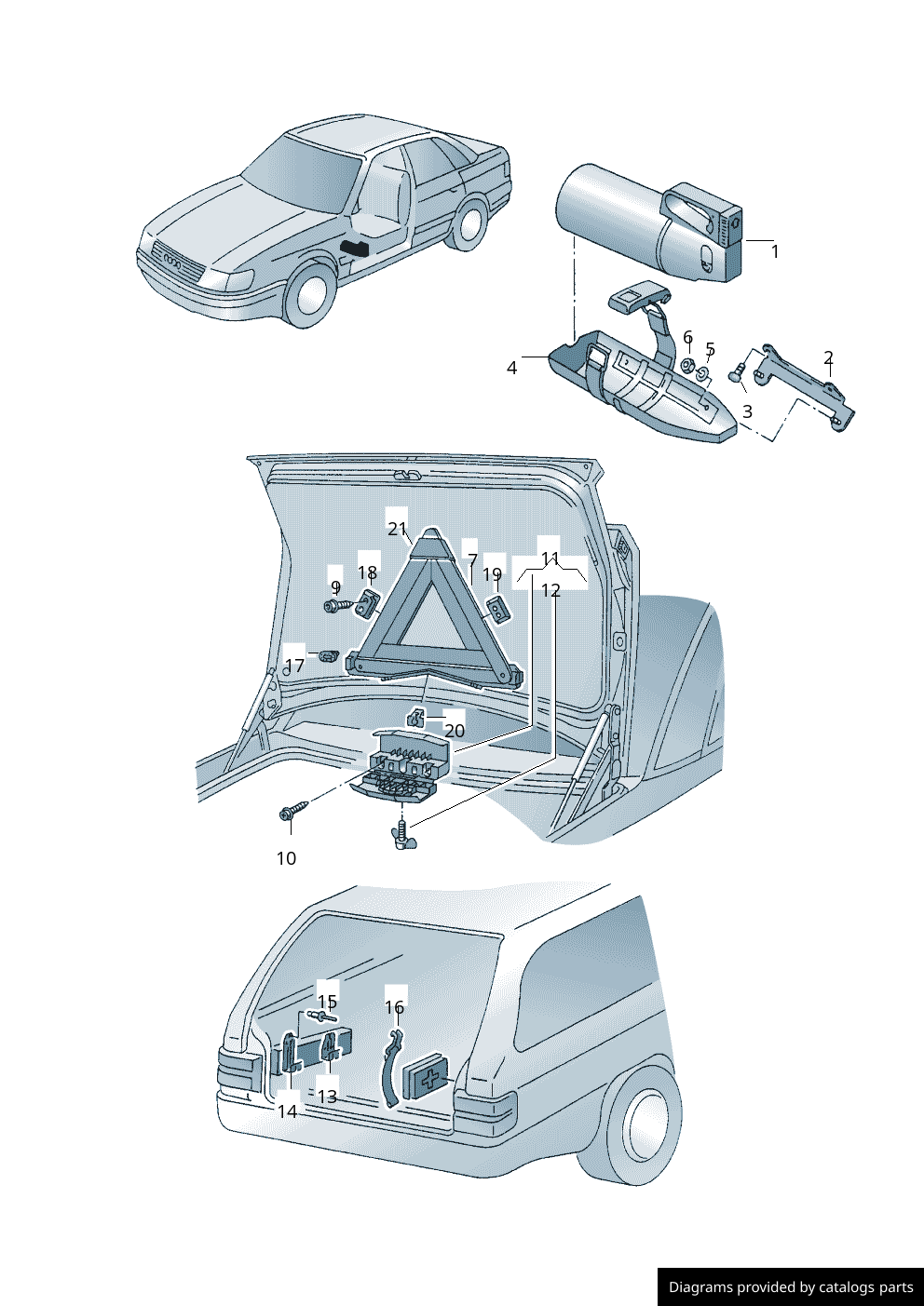Car part diagram