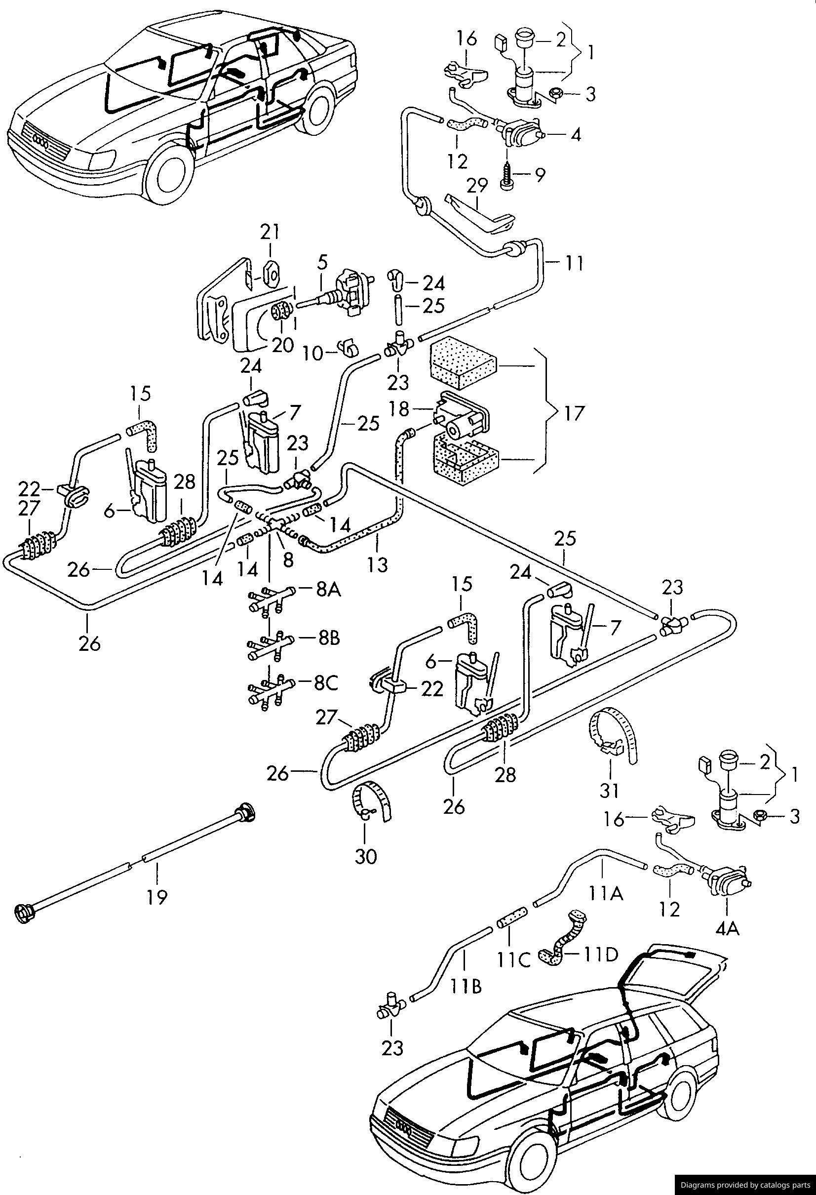Car part diagram