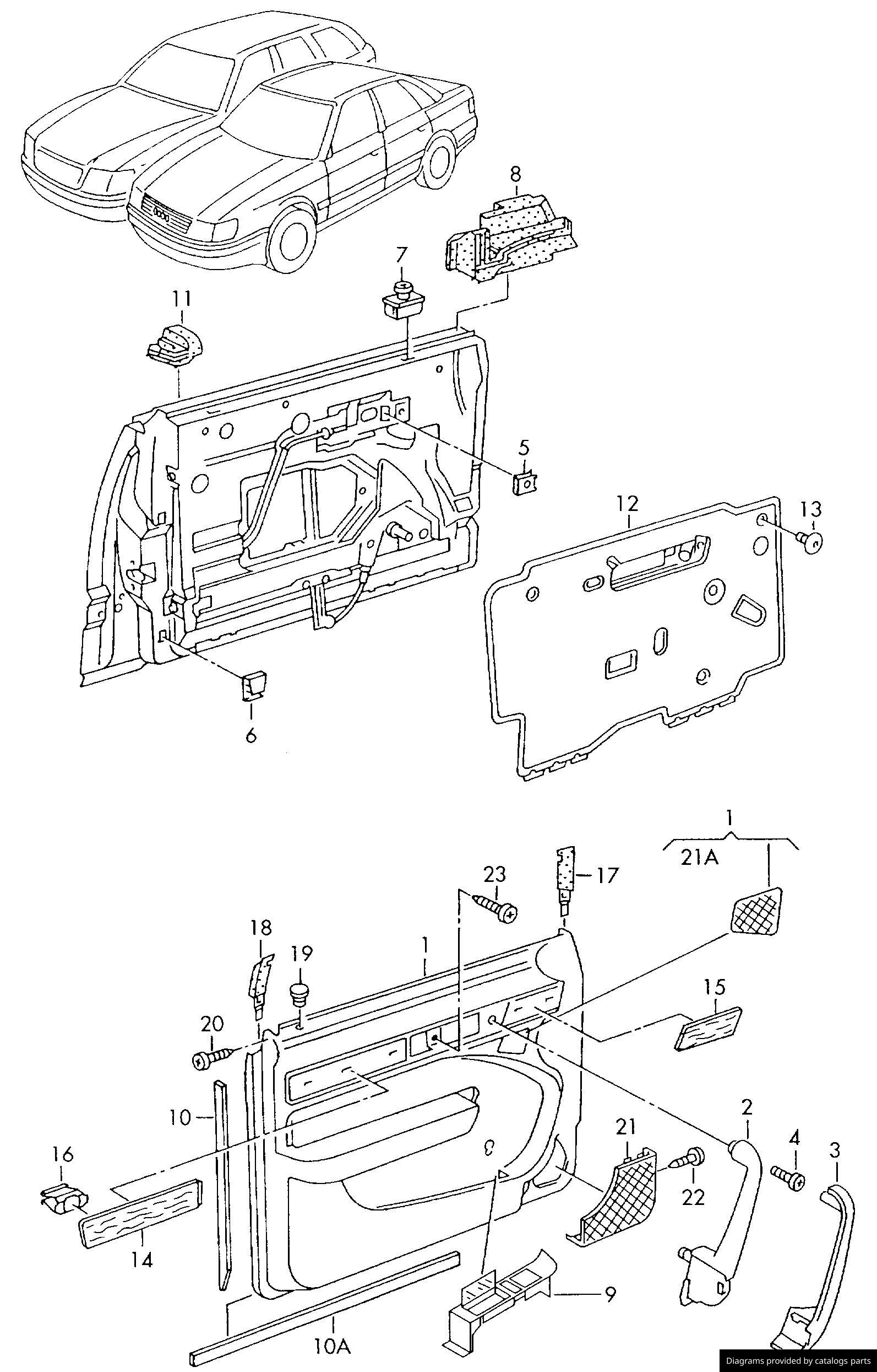 Car part diagram