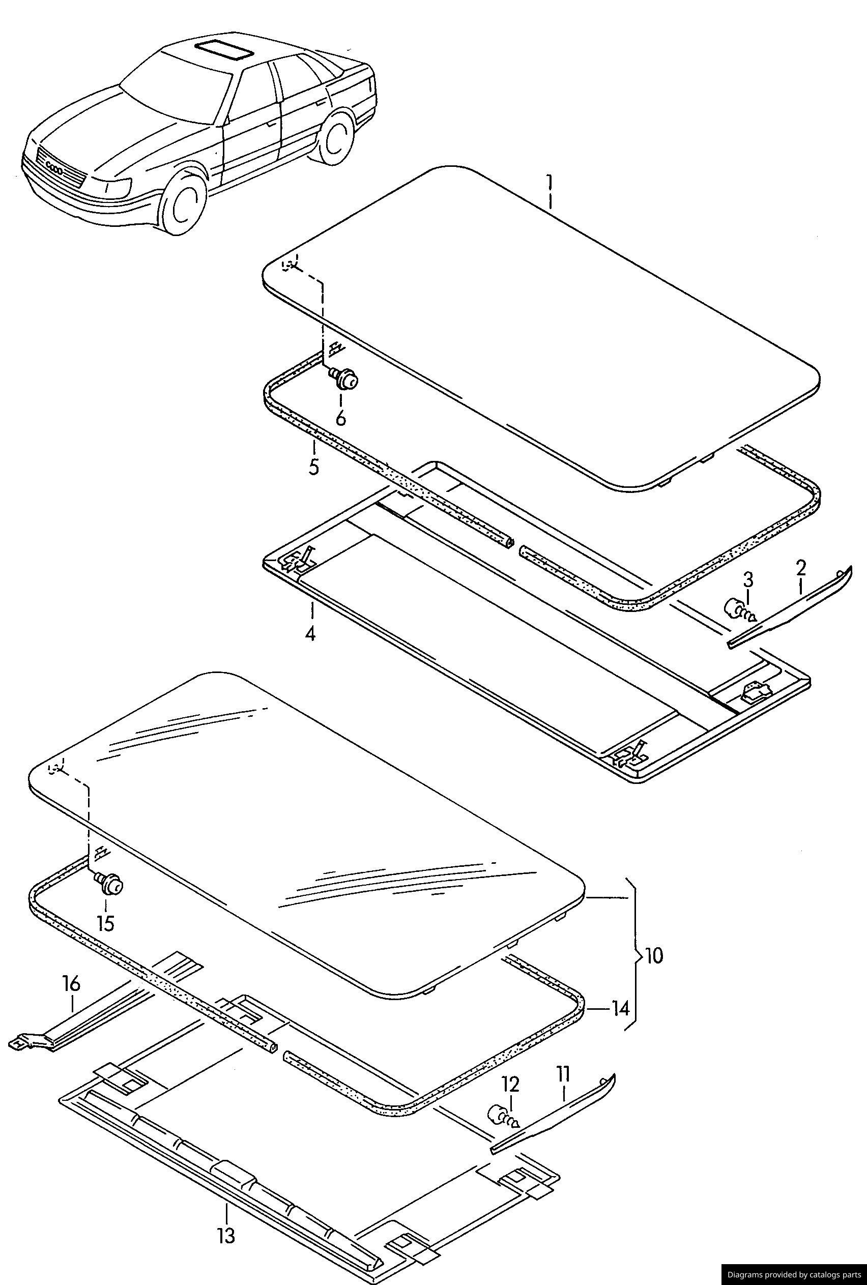 Car part diagram