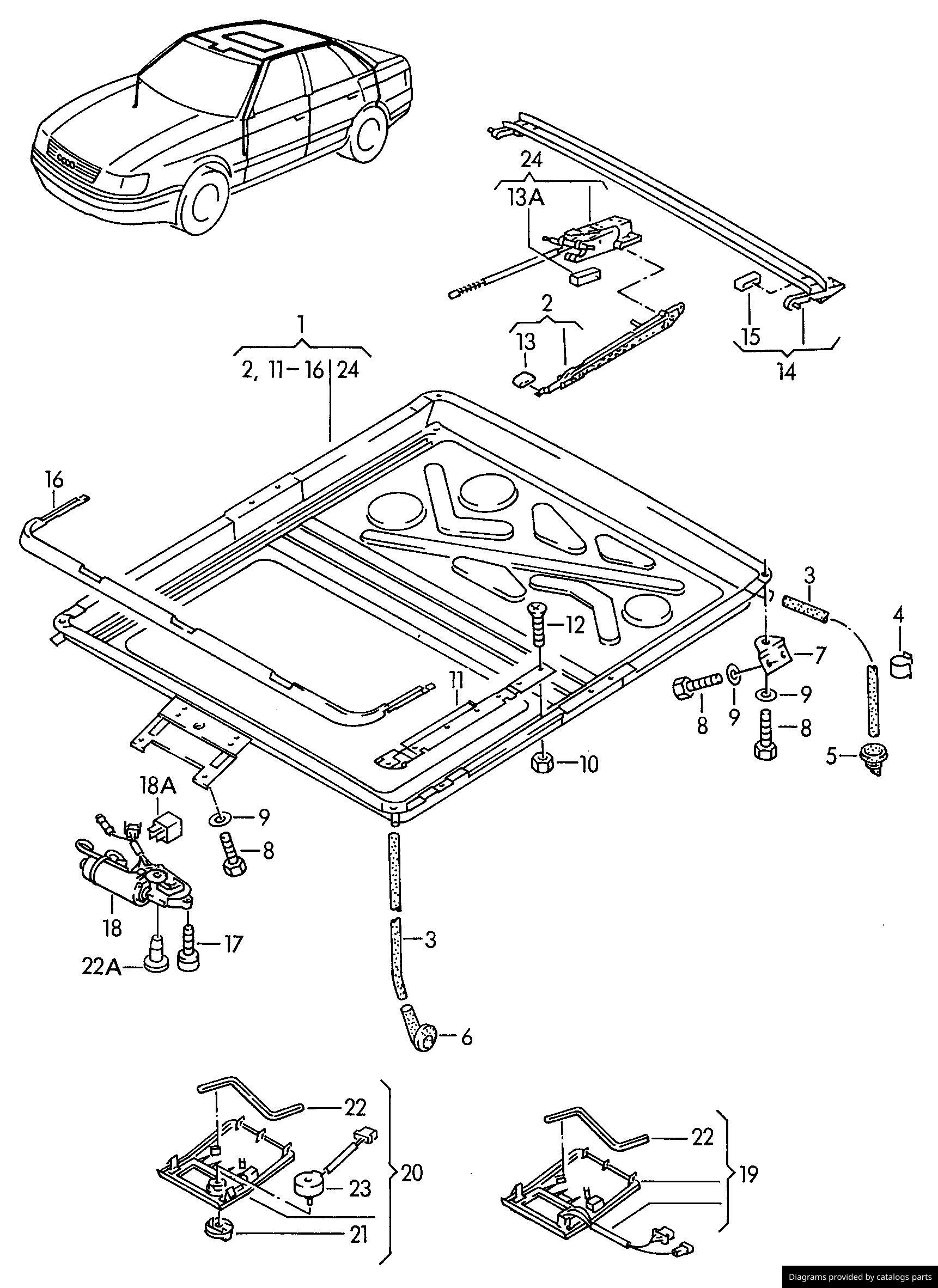 Car part diagram