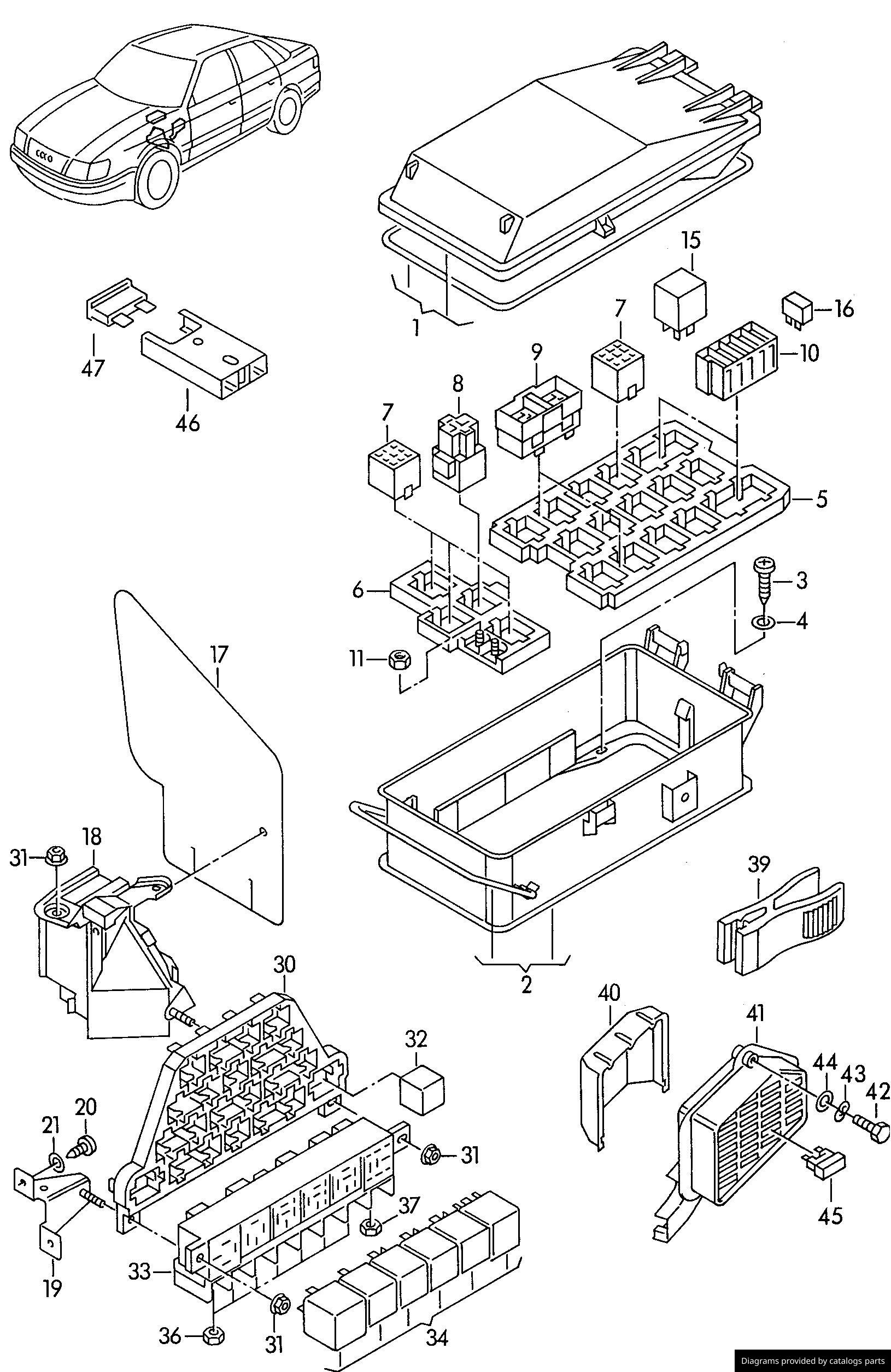 Car part diagram