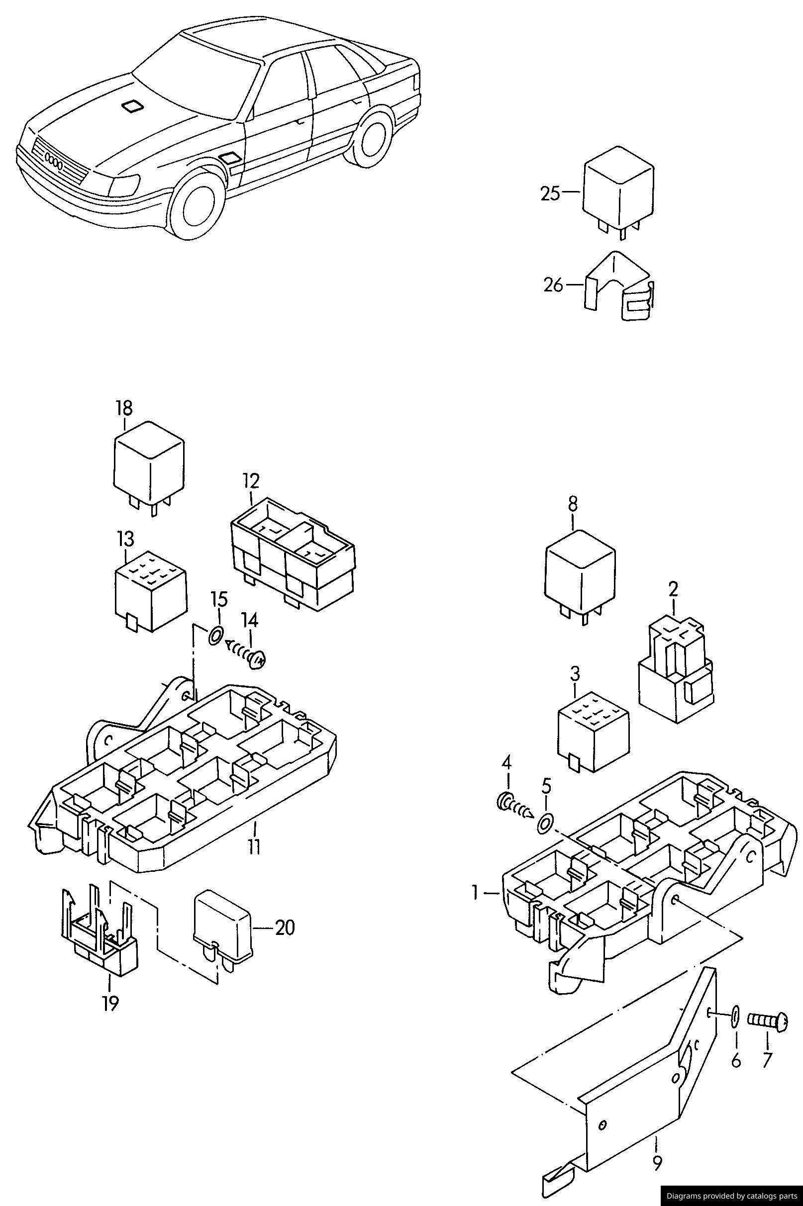 Car part diagram