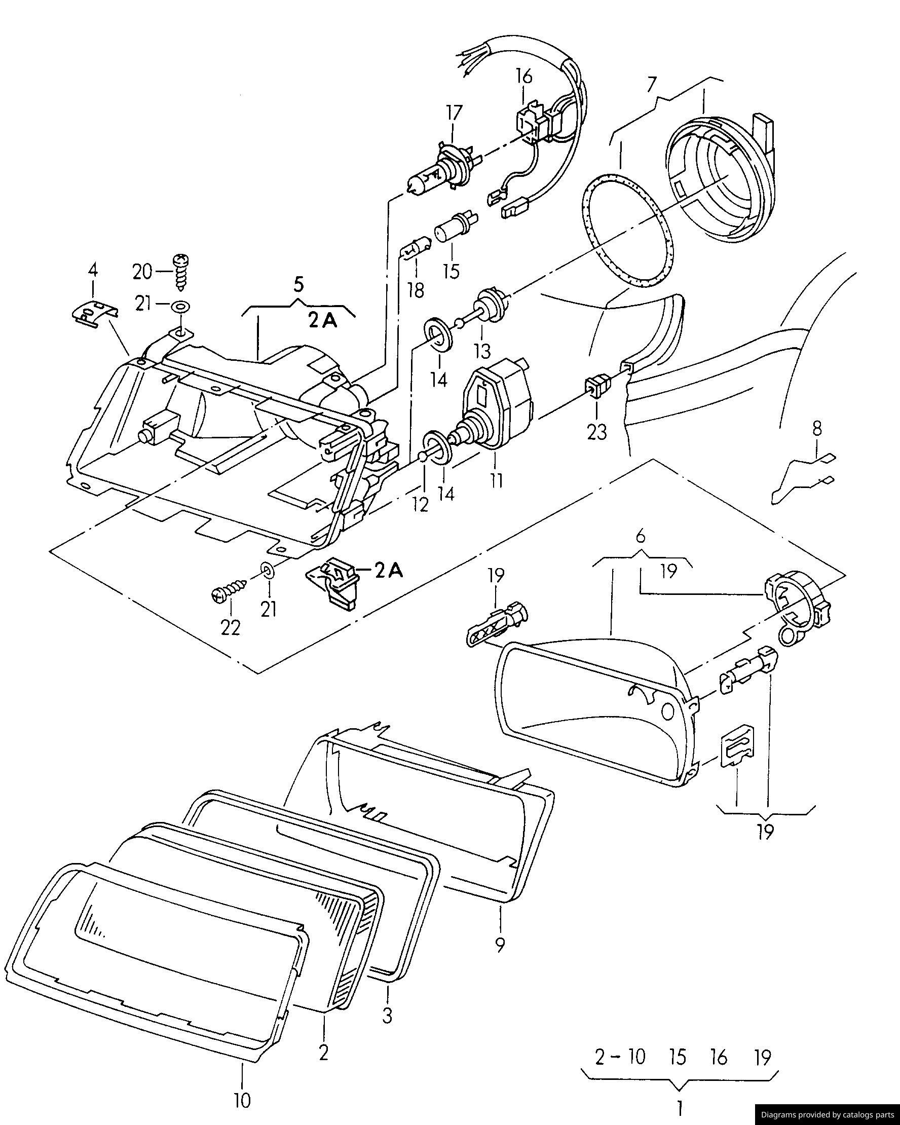Car part diagram