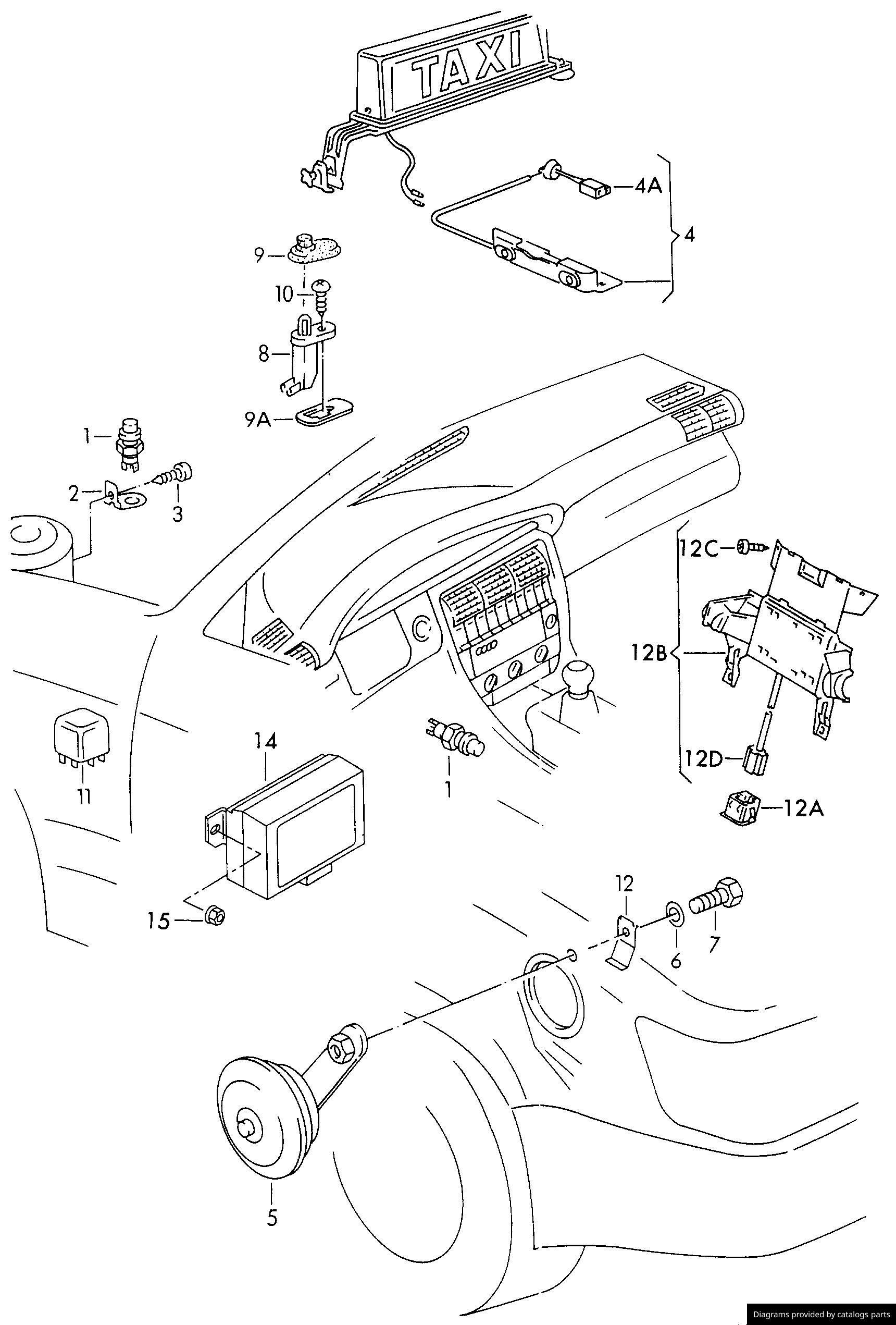 Car part diagram