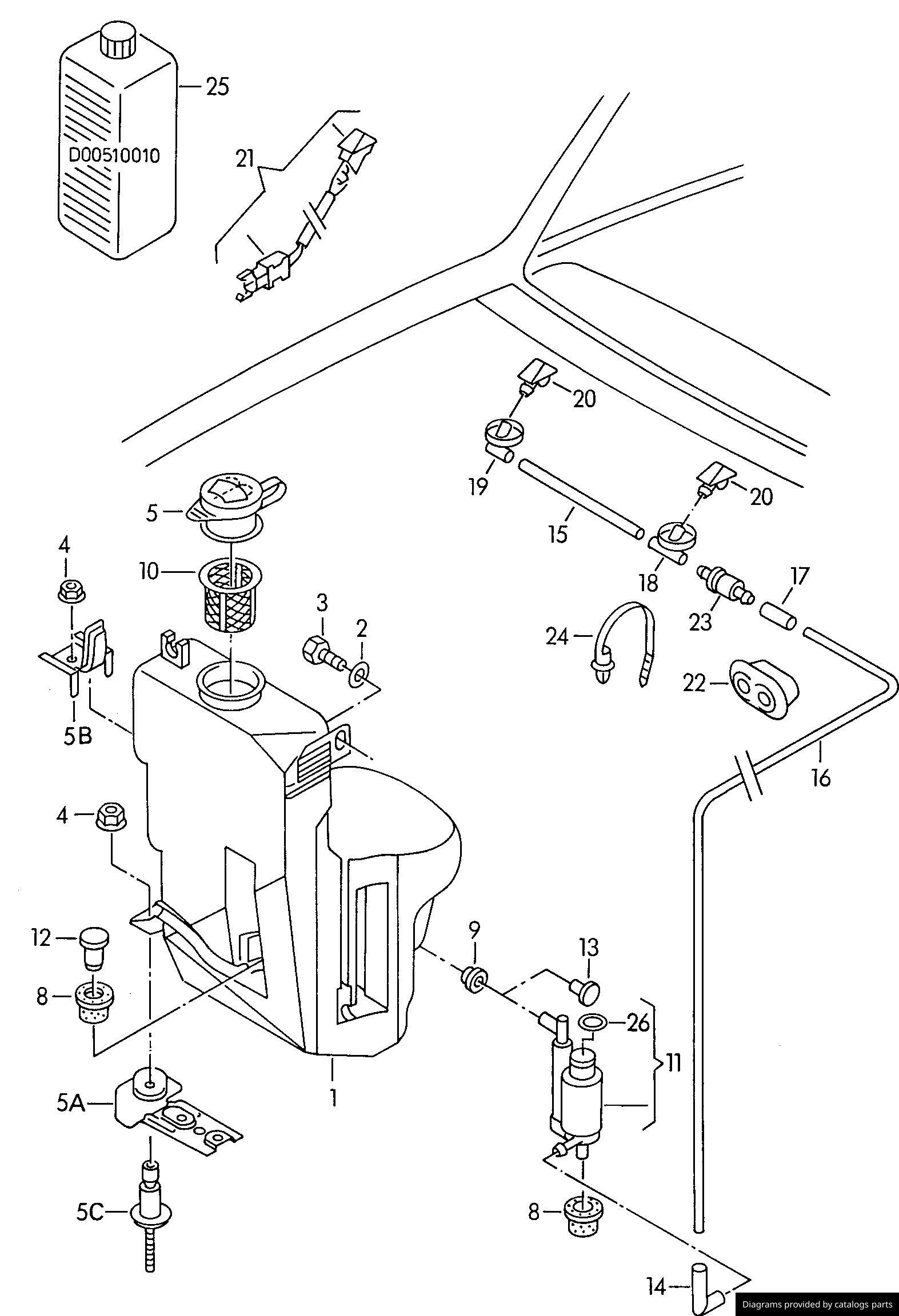 Car part diagram