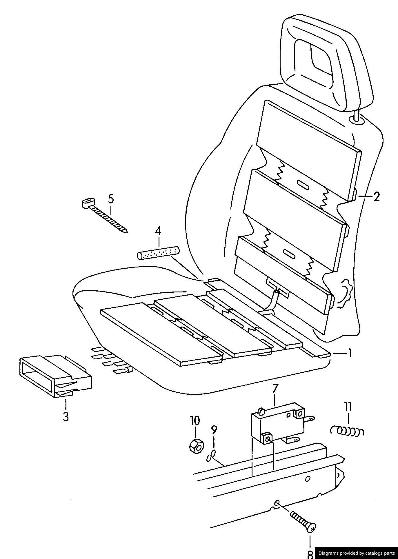 Car part diagram