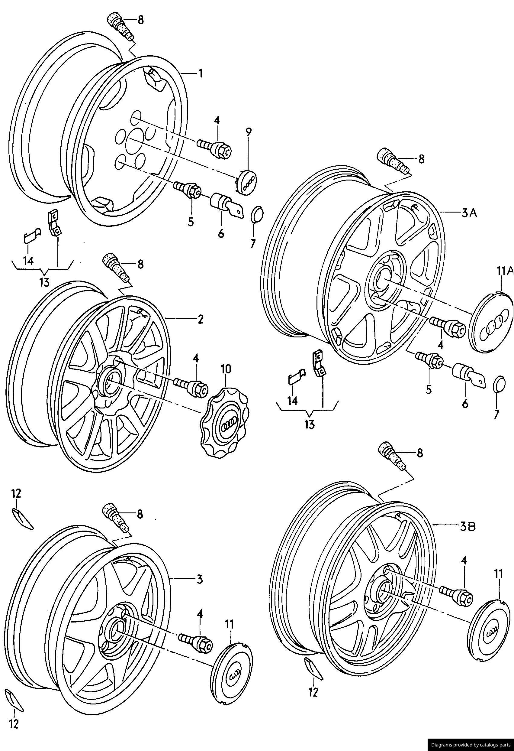 Car part diagram