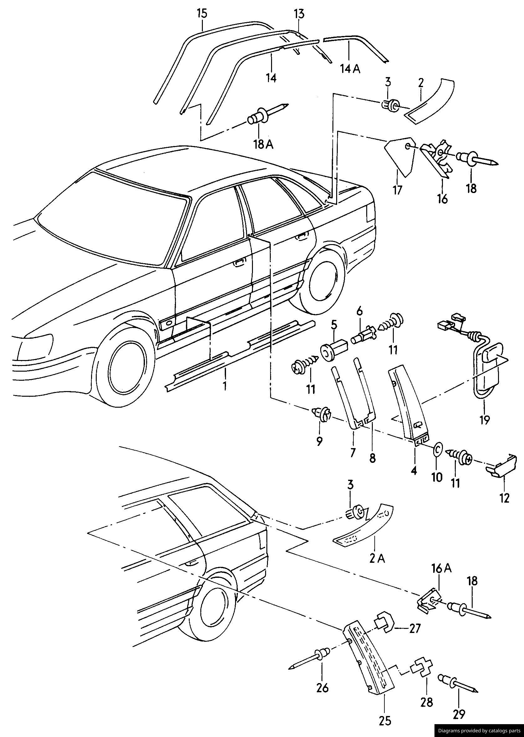 Car part diagram