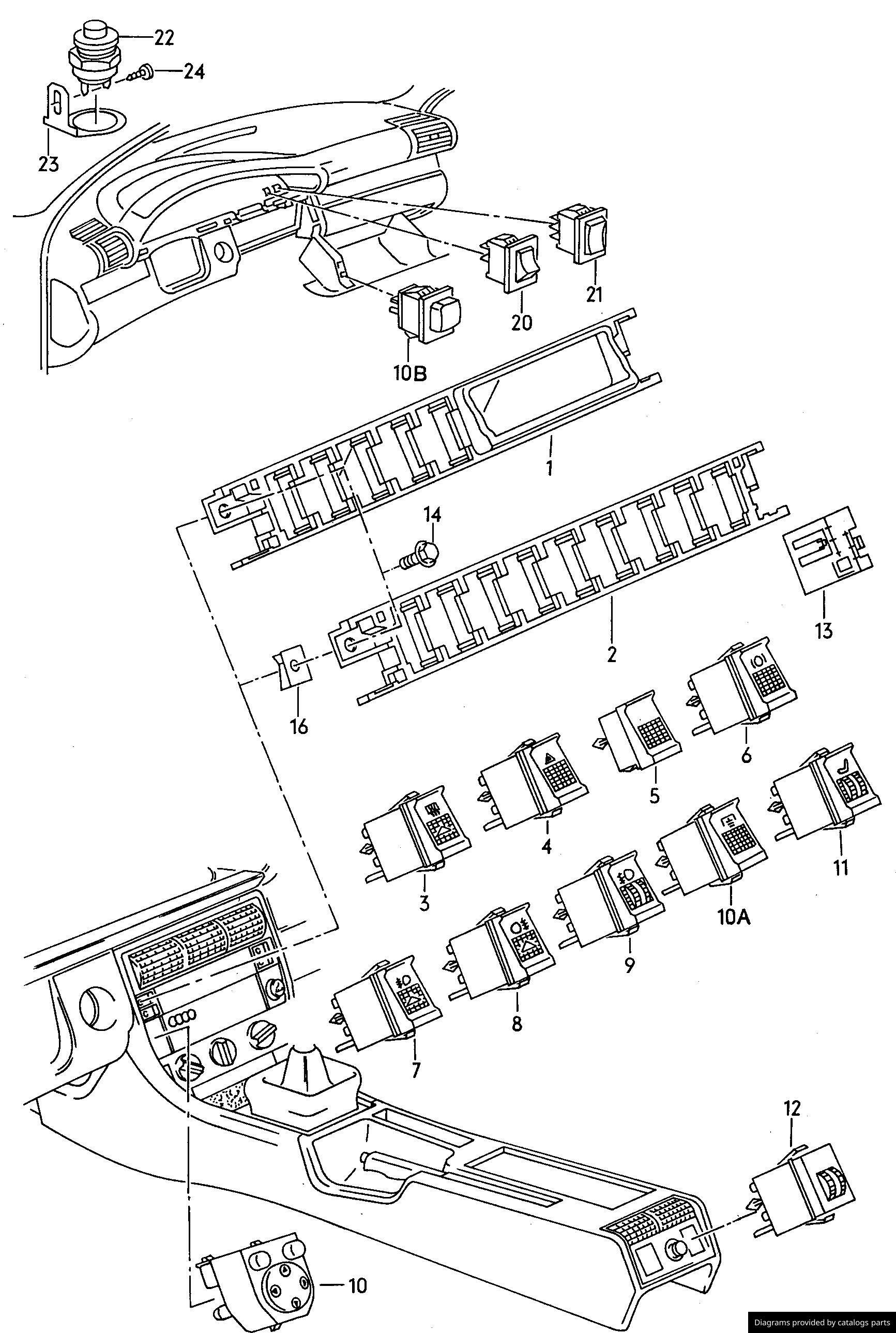 Car part diagram