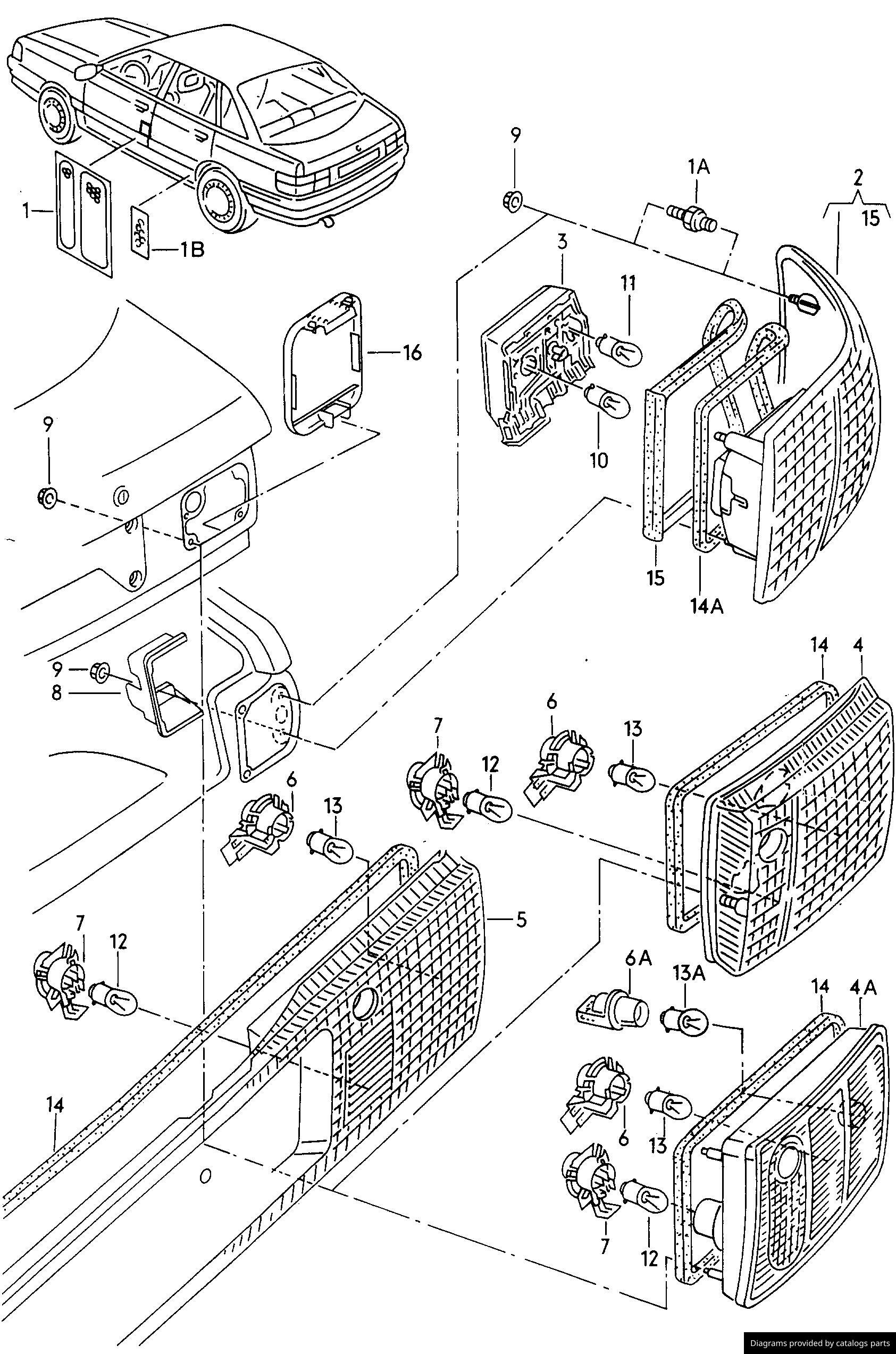 Car part diagram