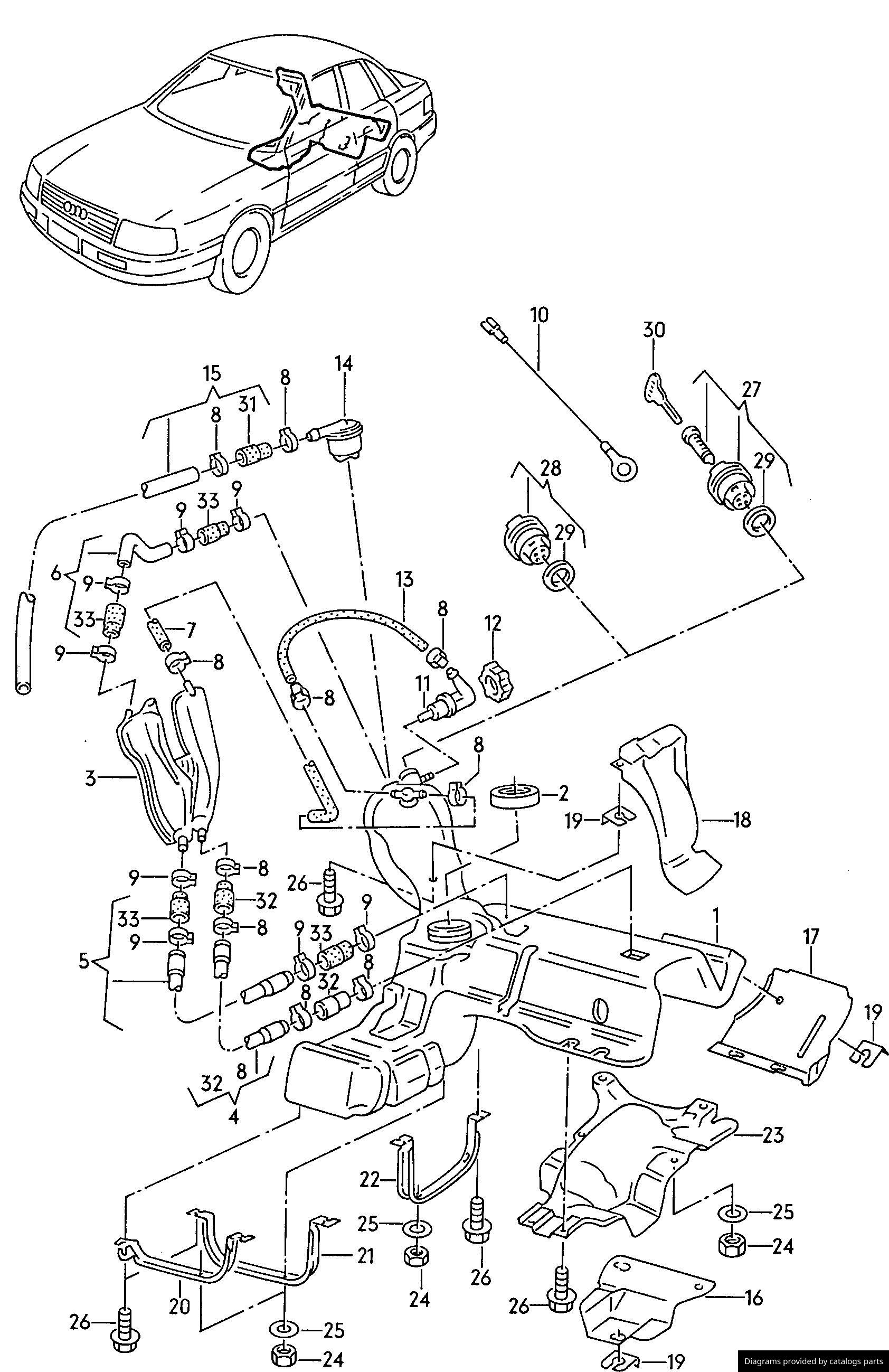 Car part diagram