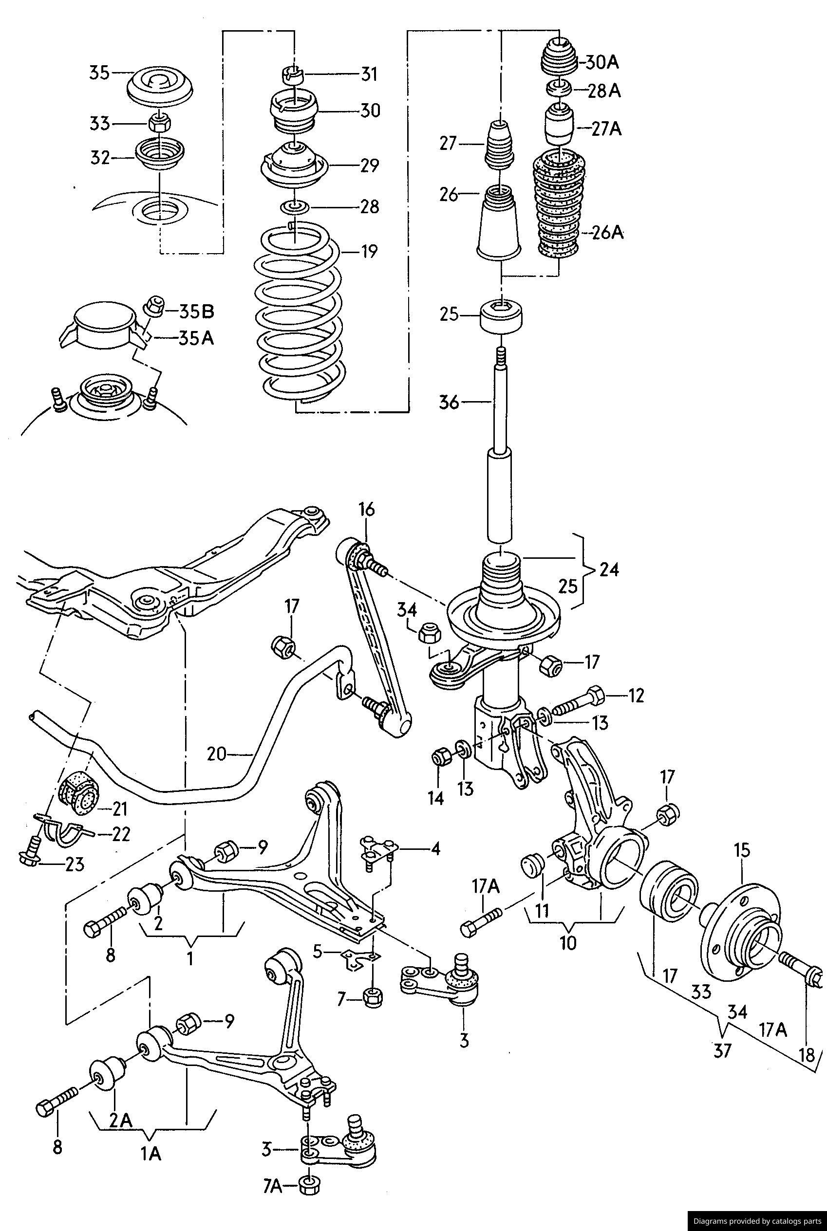Car part diagram