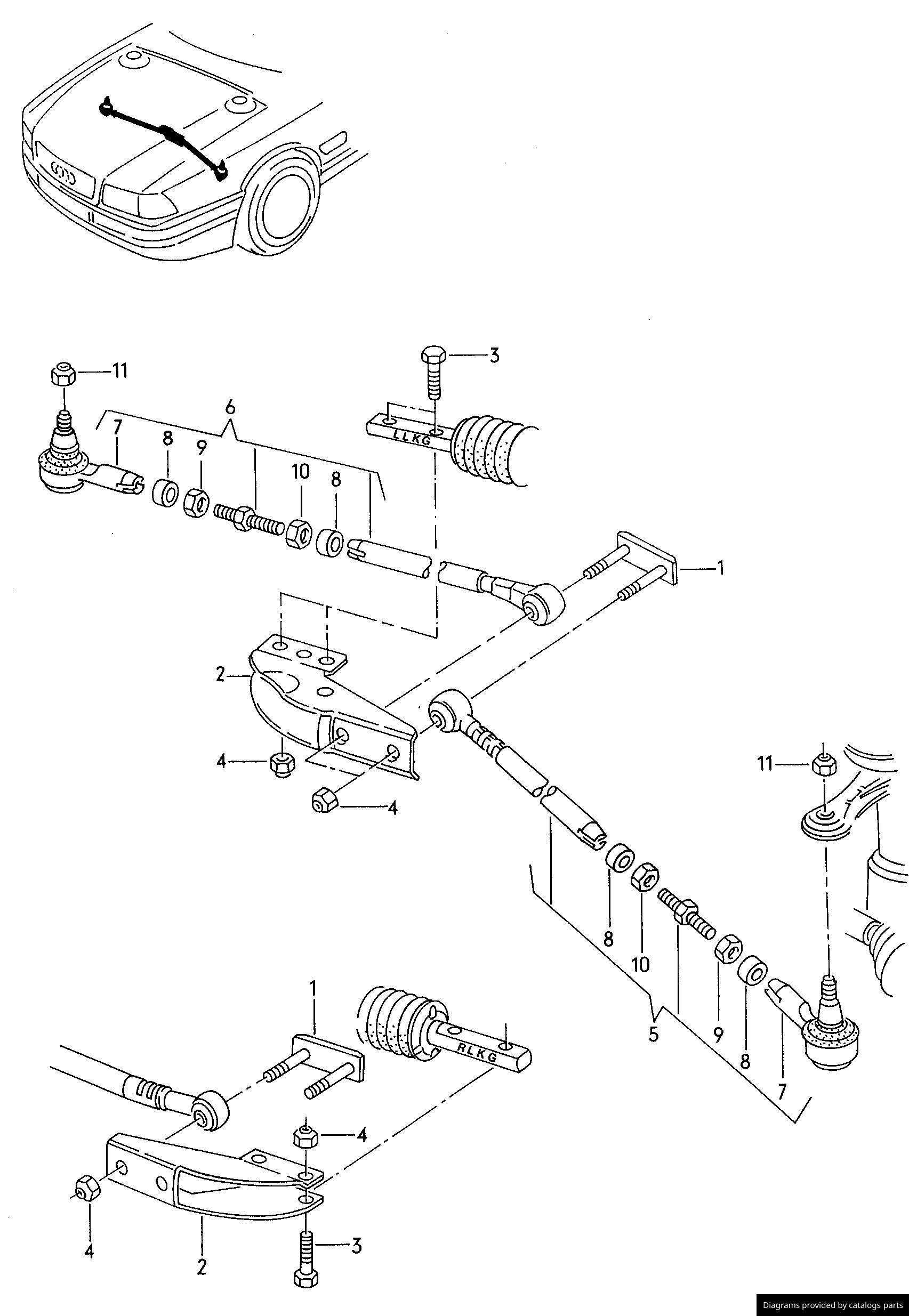 Car part diagram