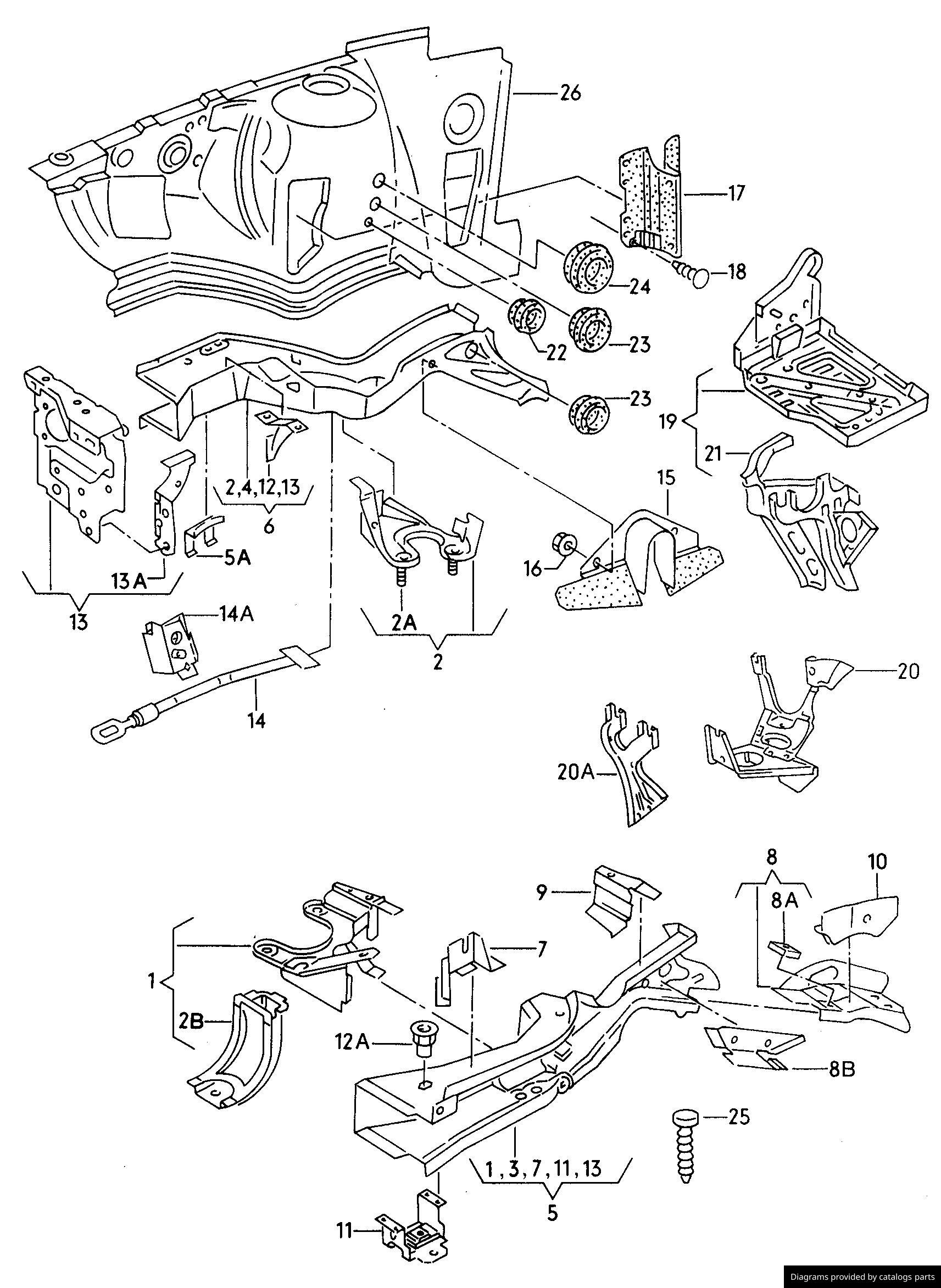 Car part diagram
