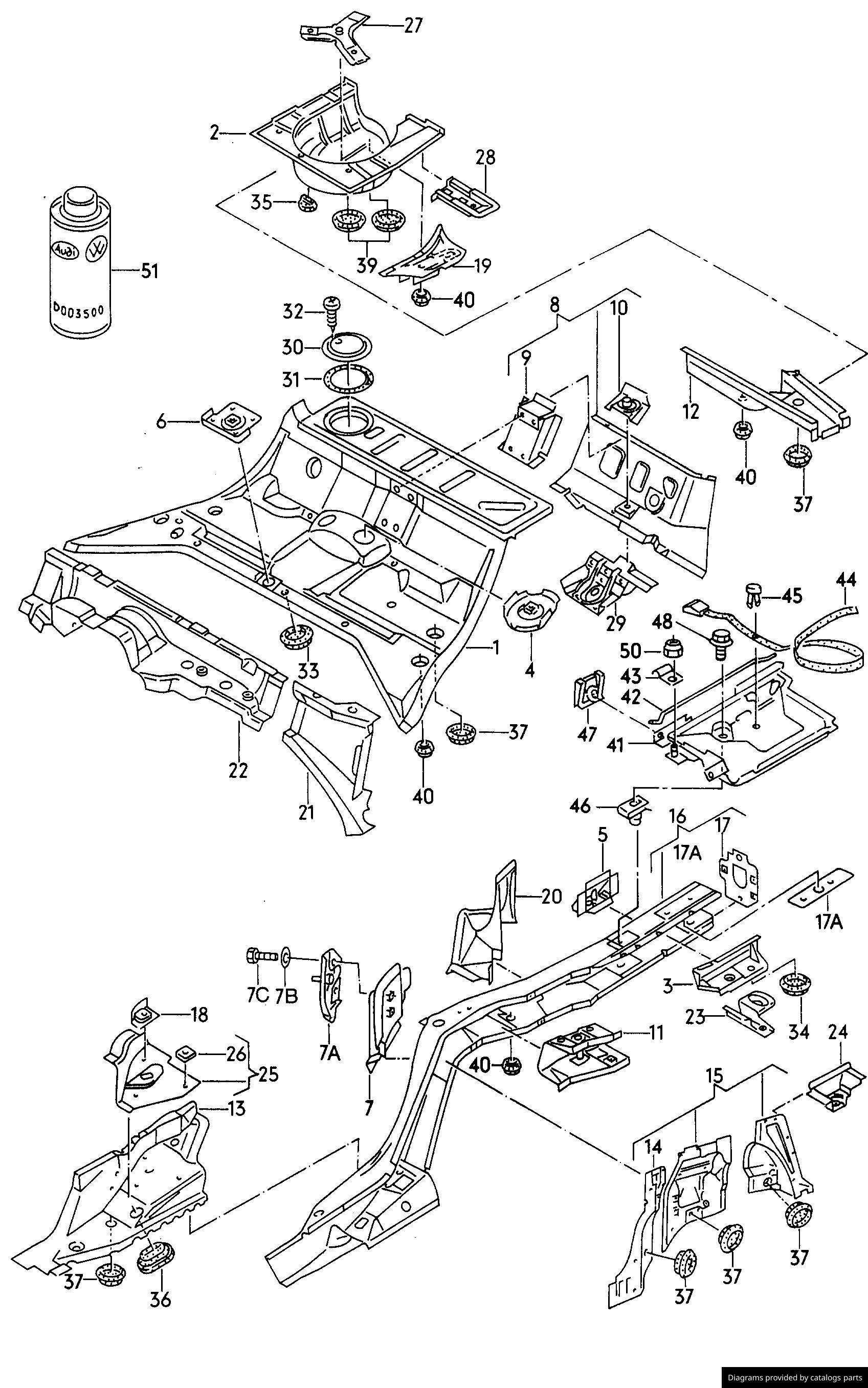 Car part diagram