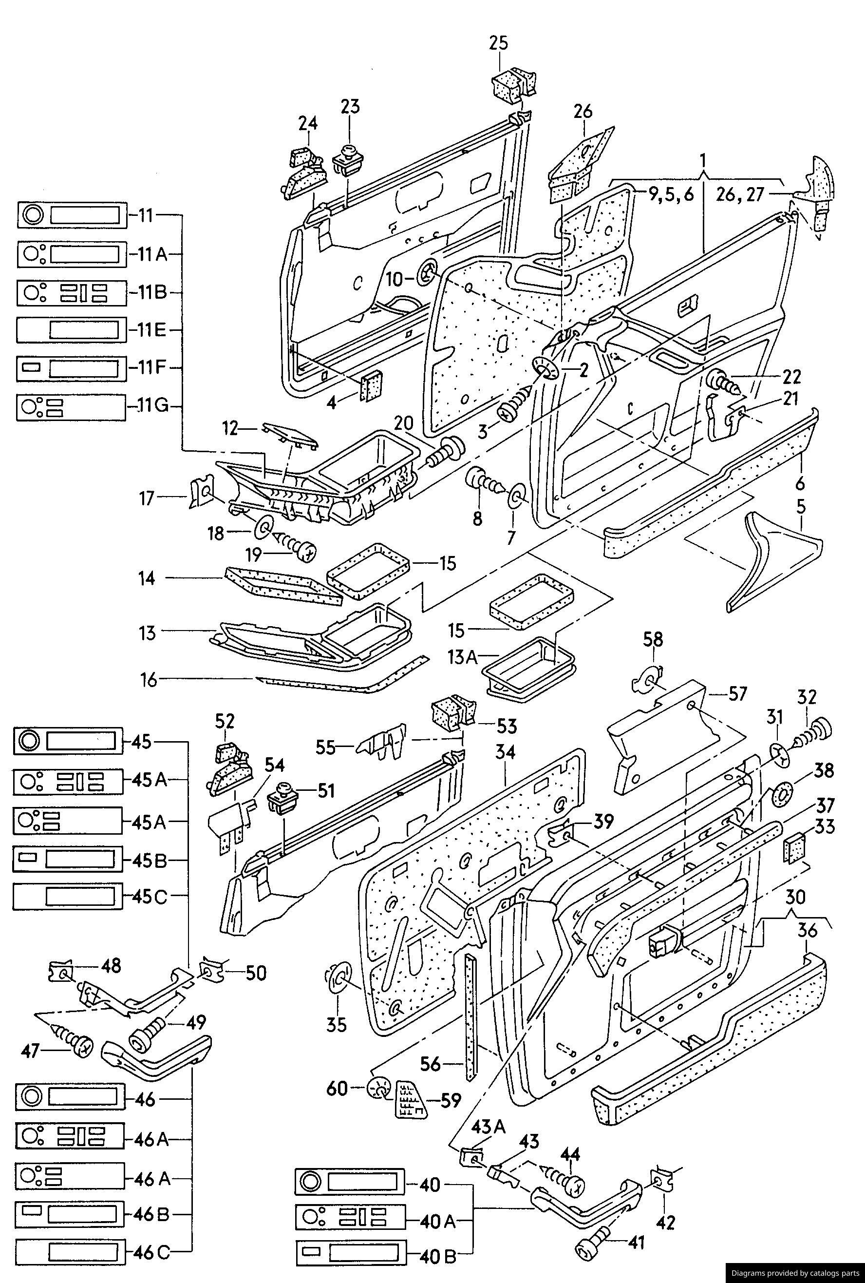 Car part diagram