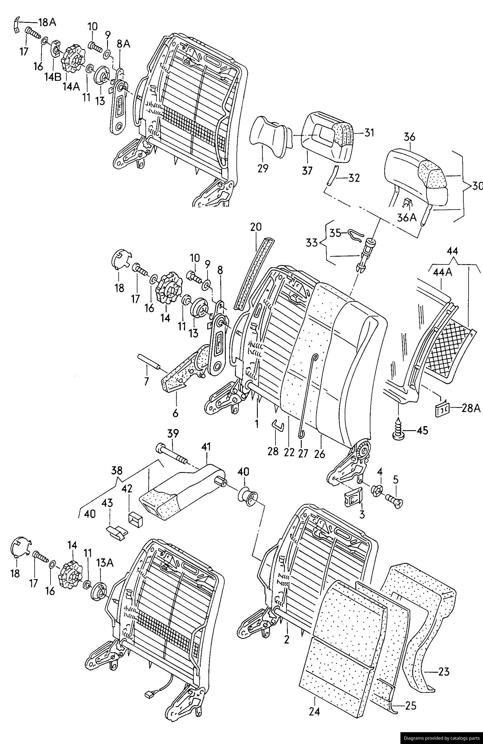 Car part diagram