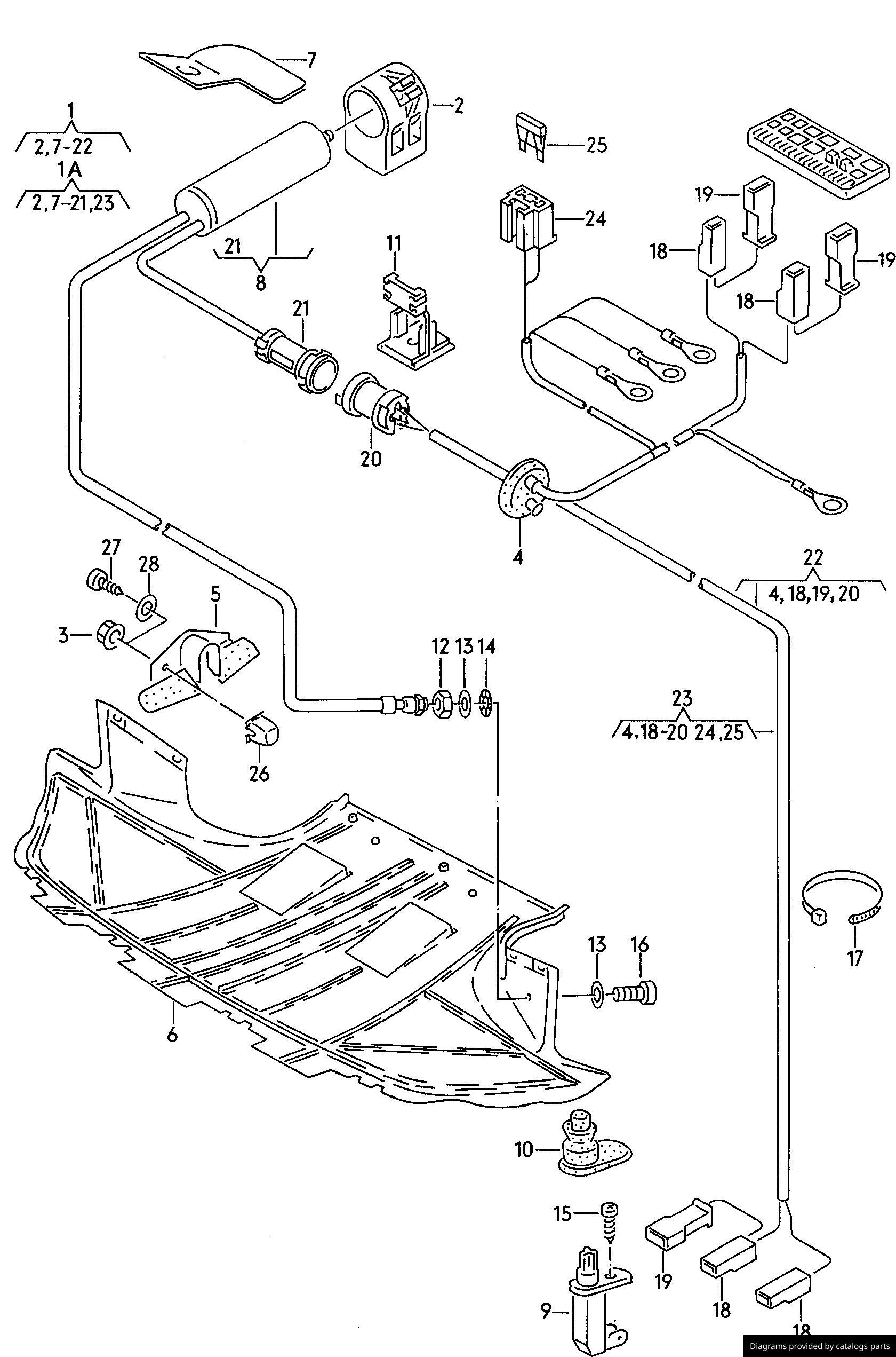 Car part diagram