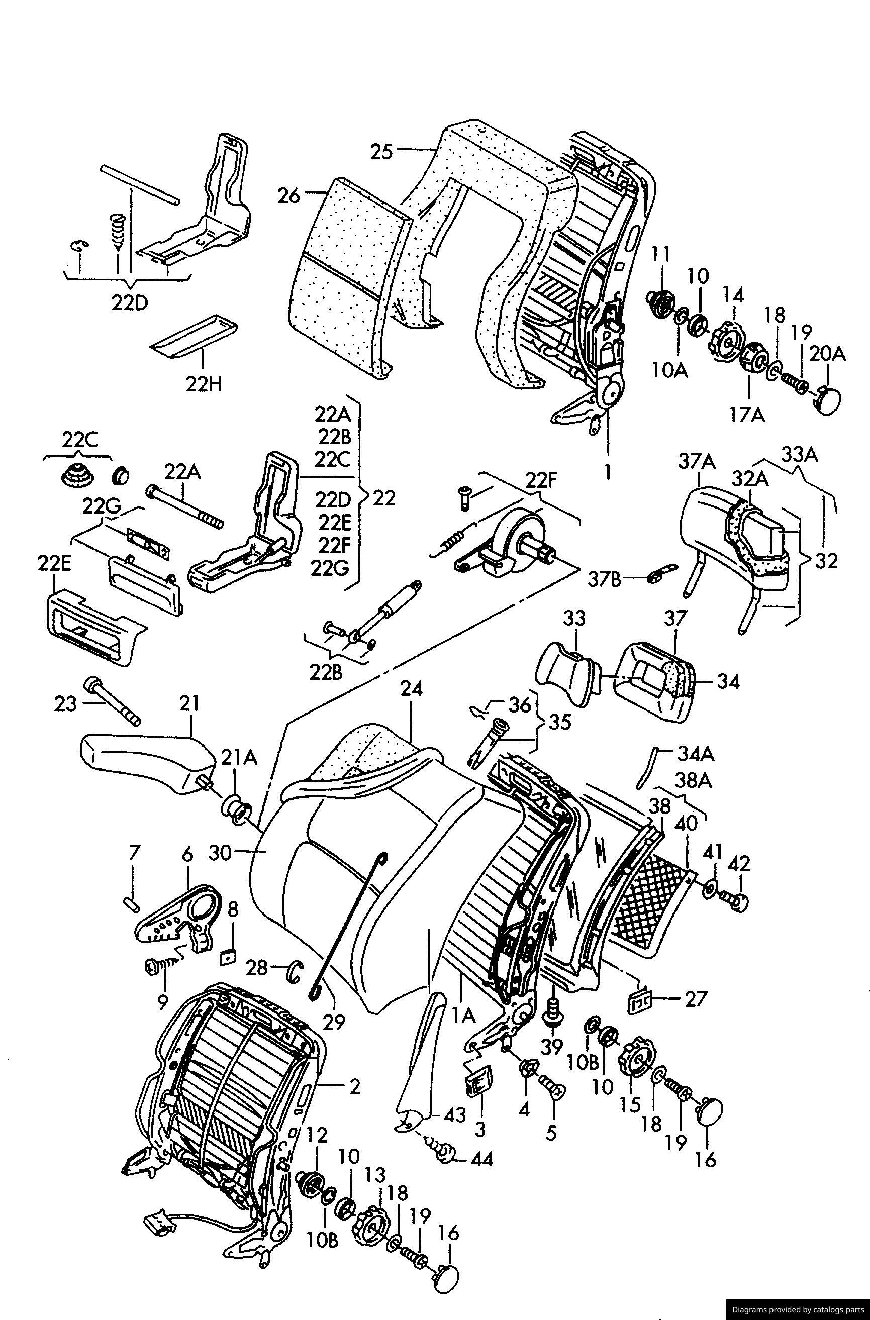 Car part diagram