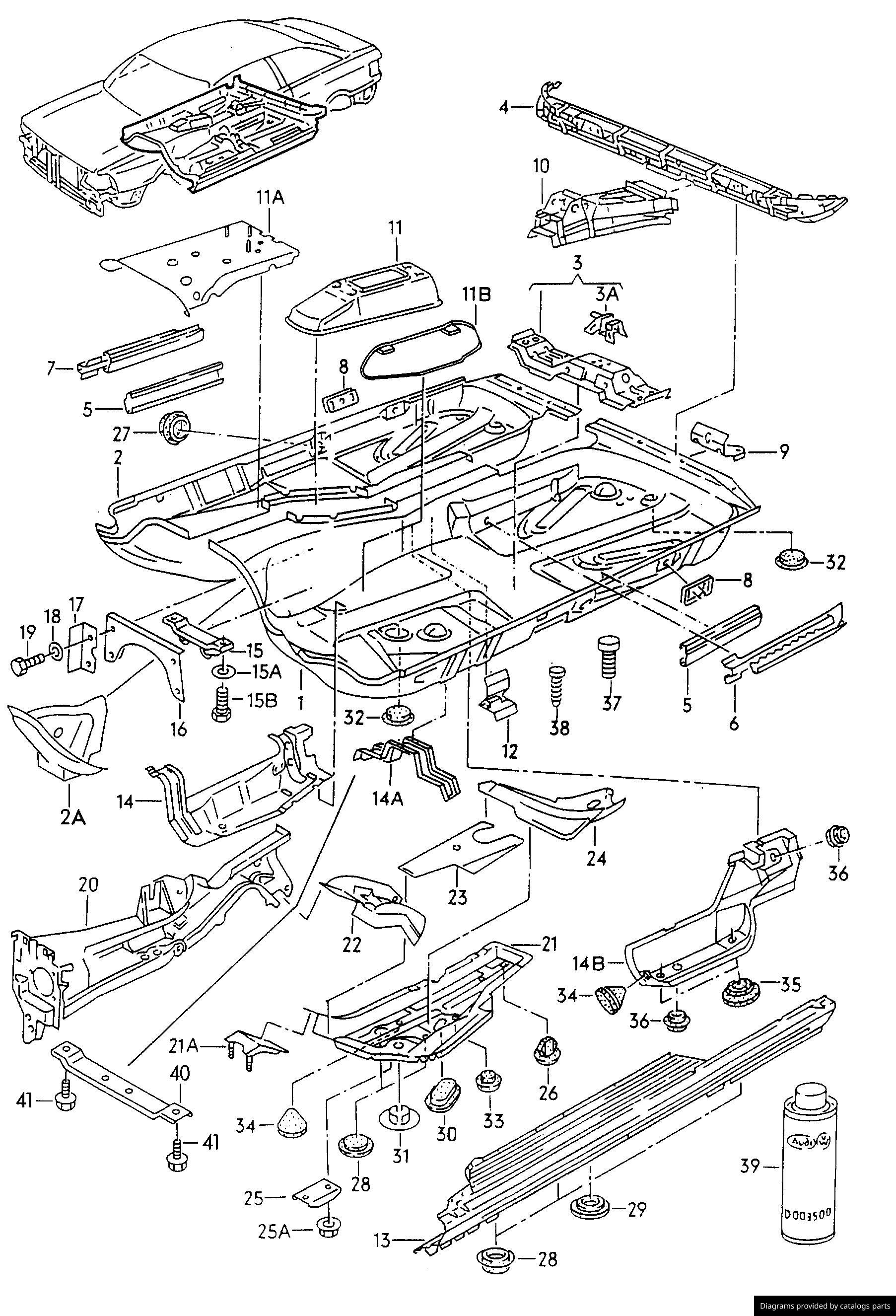 Car part diagram