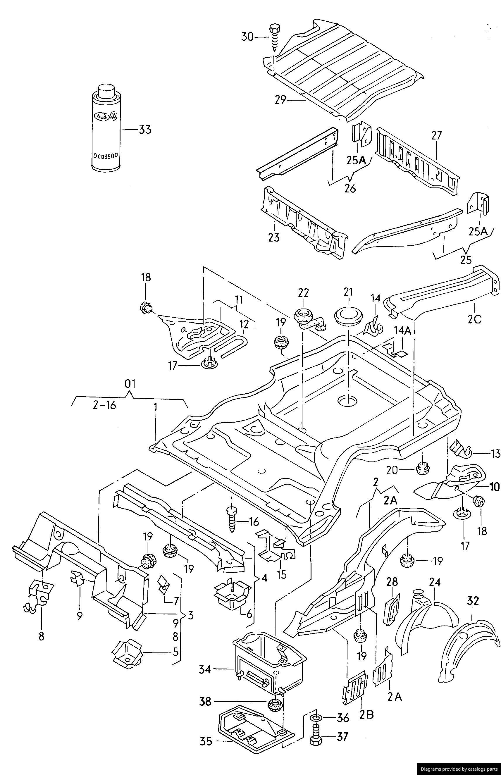 Car part diagram