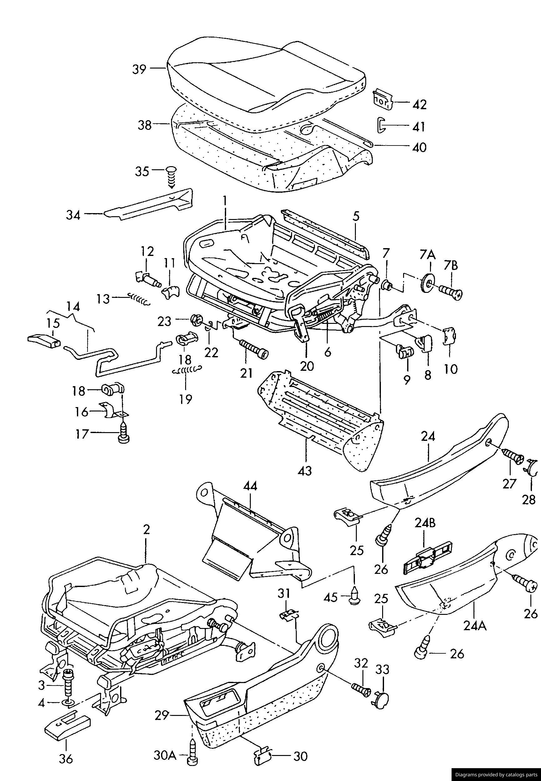 Car part diagram