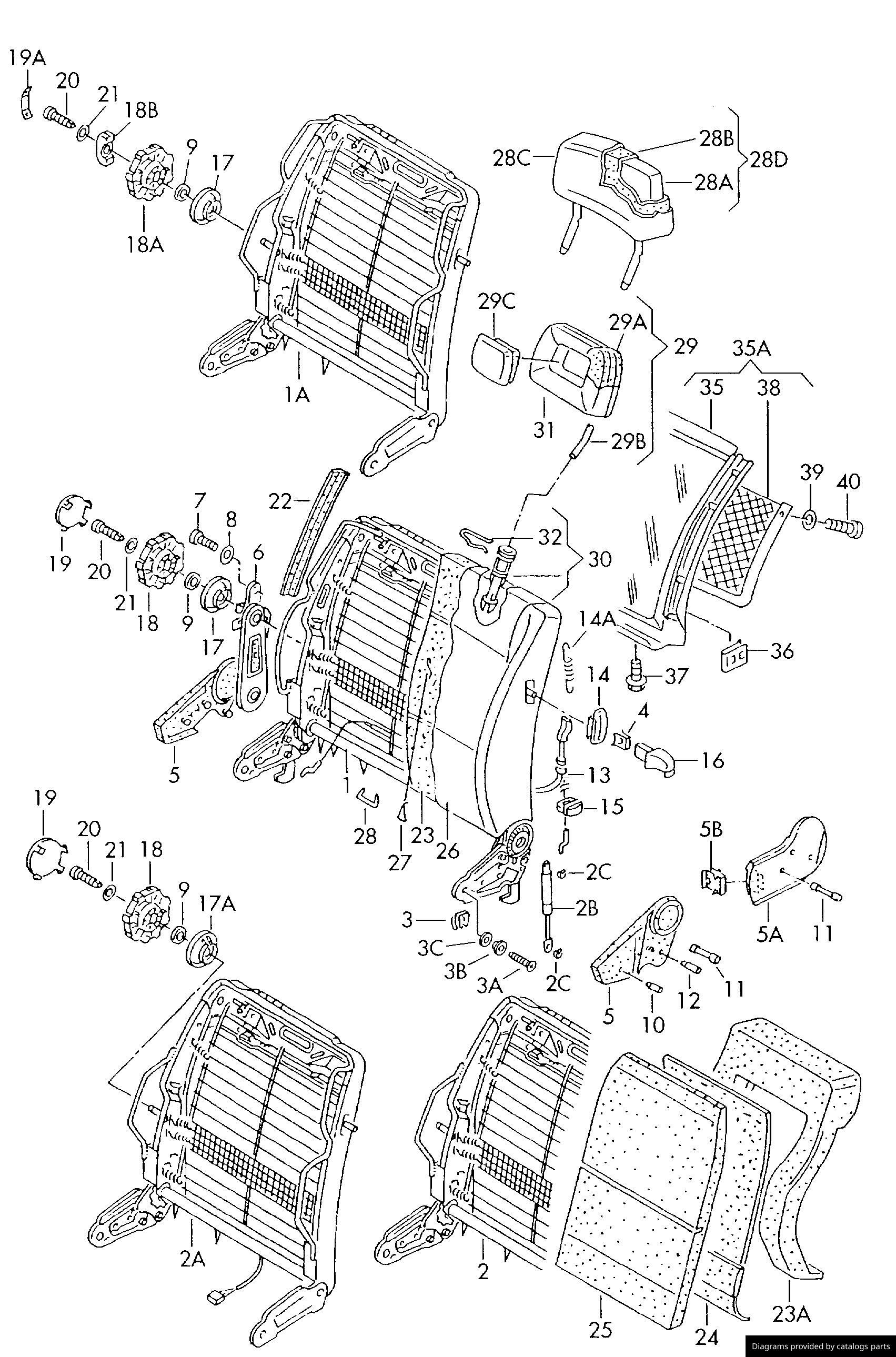 Car part diagram