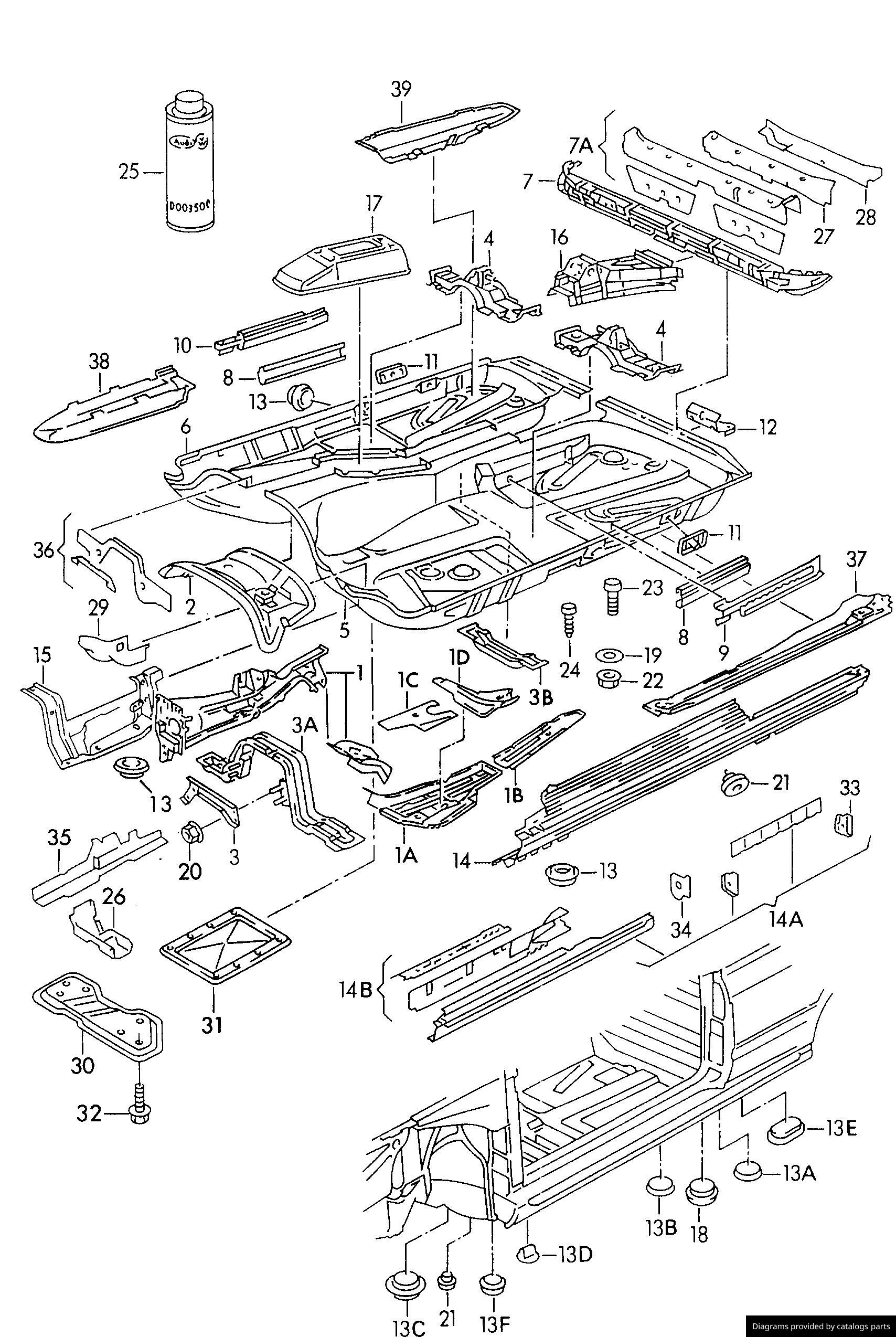 Car part diagram
