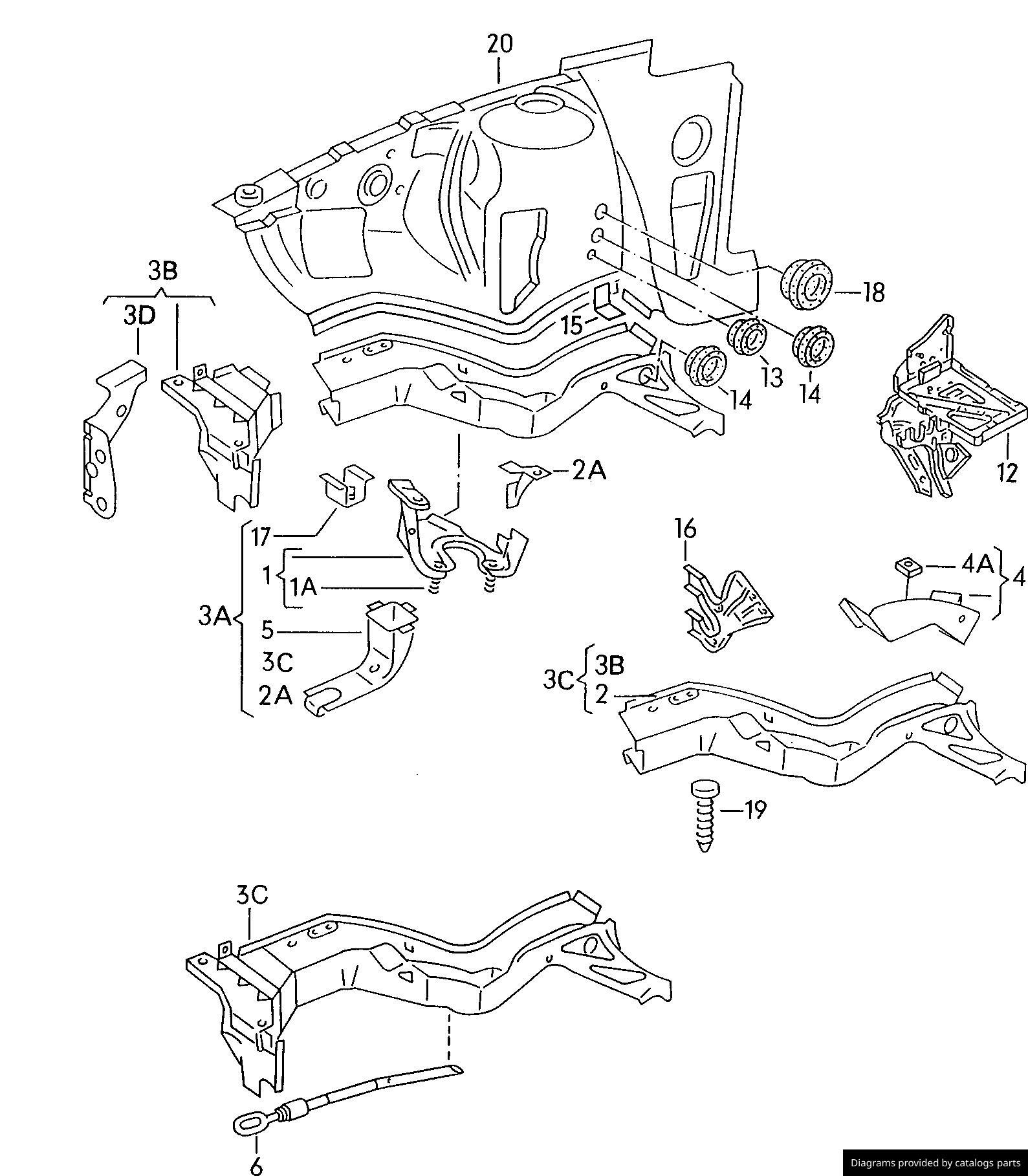 Car part diagram