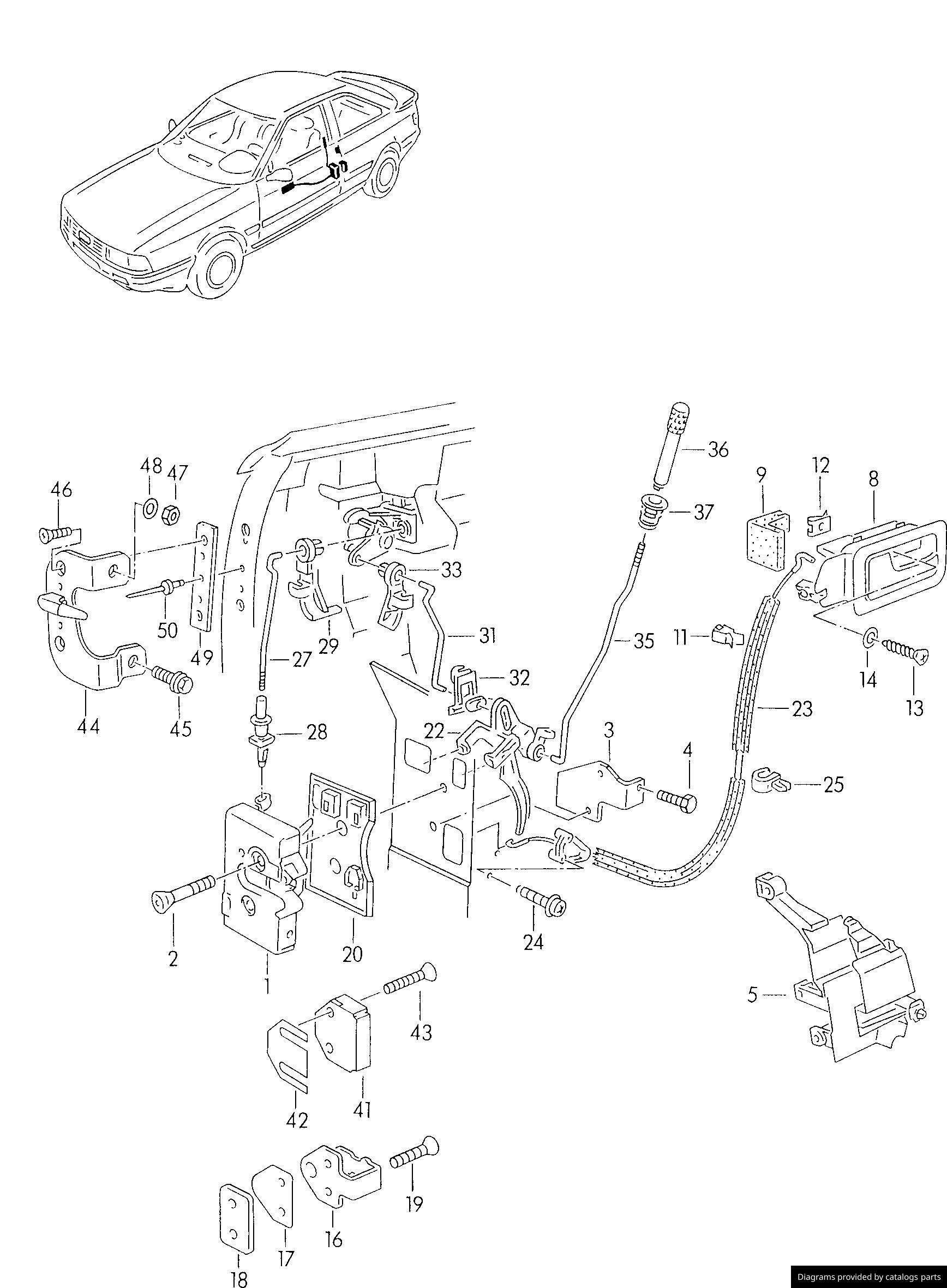 Car part diagram