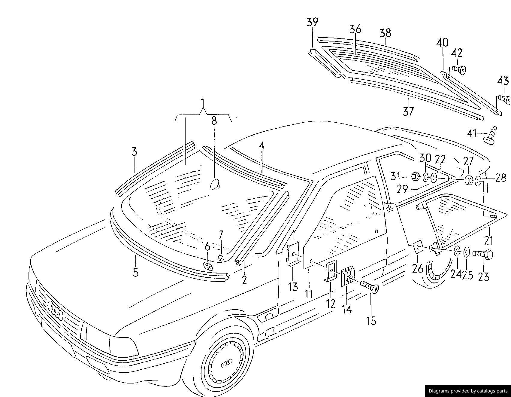 Car part diagram