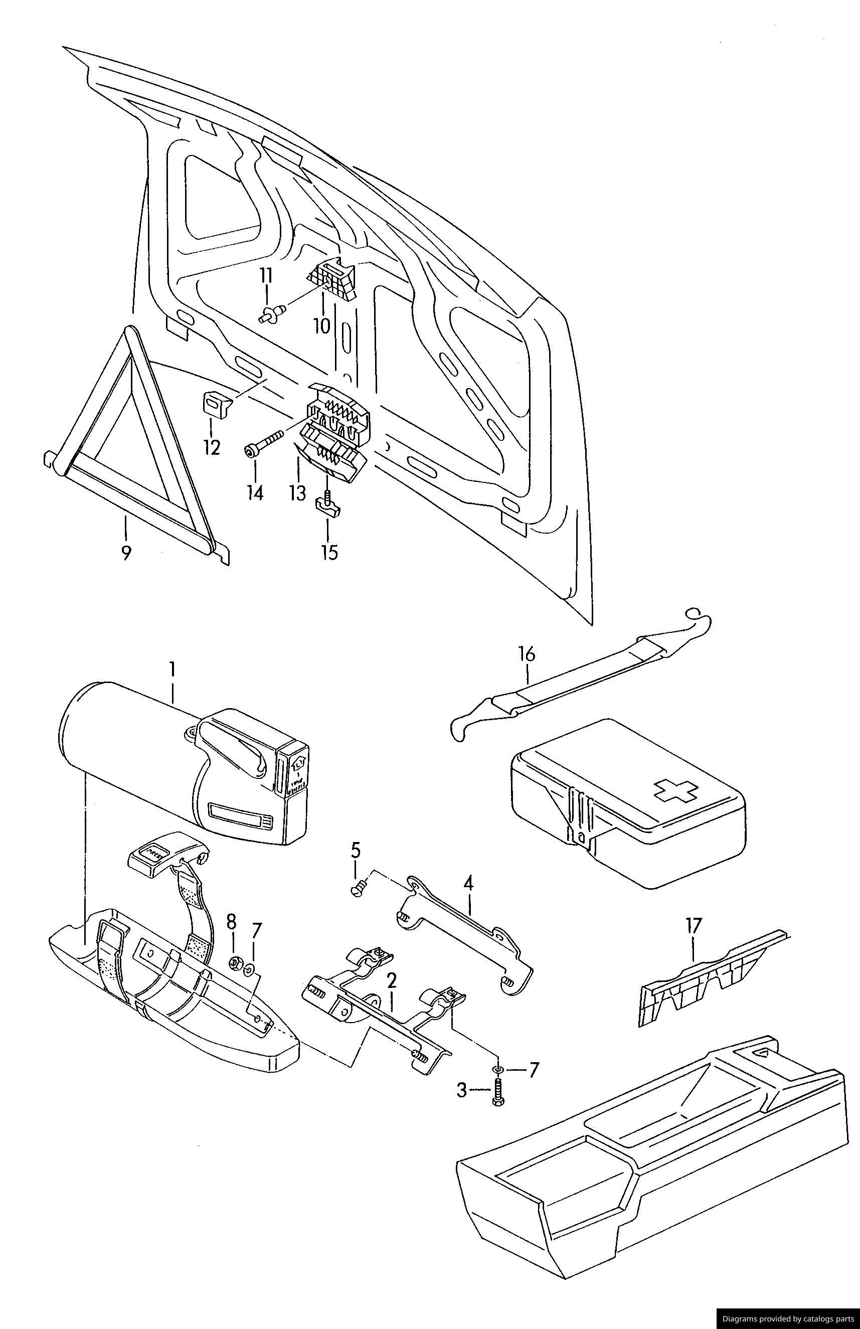 Car part diagram