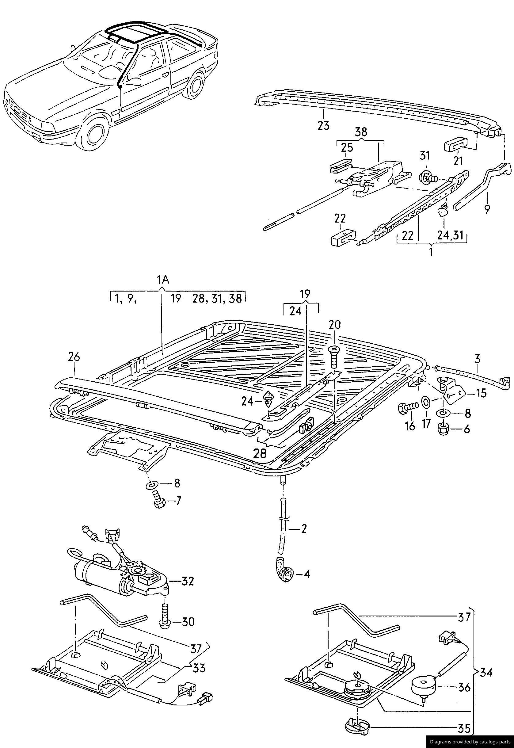 Car part diagram