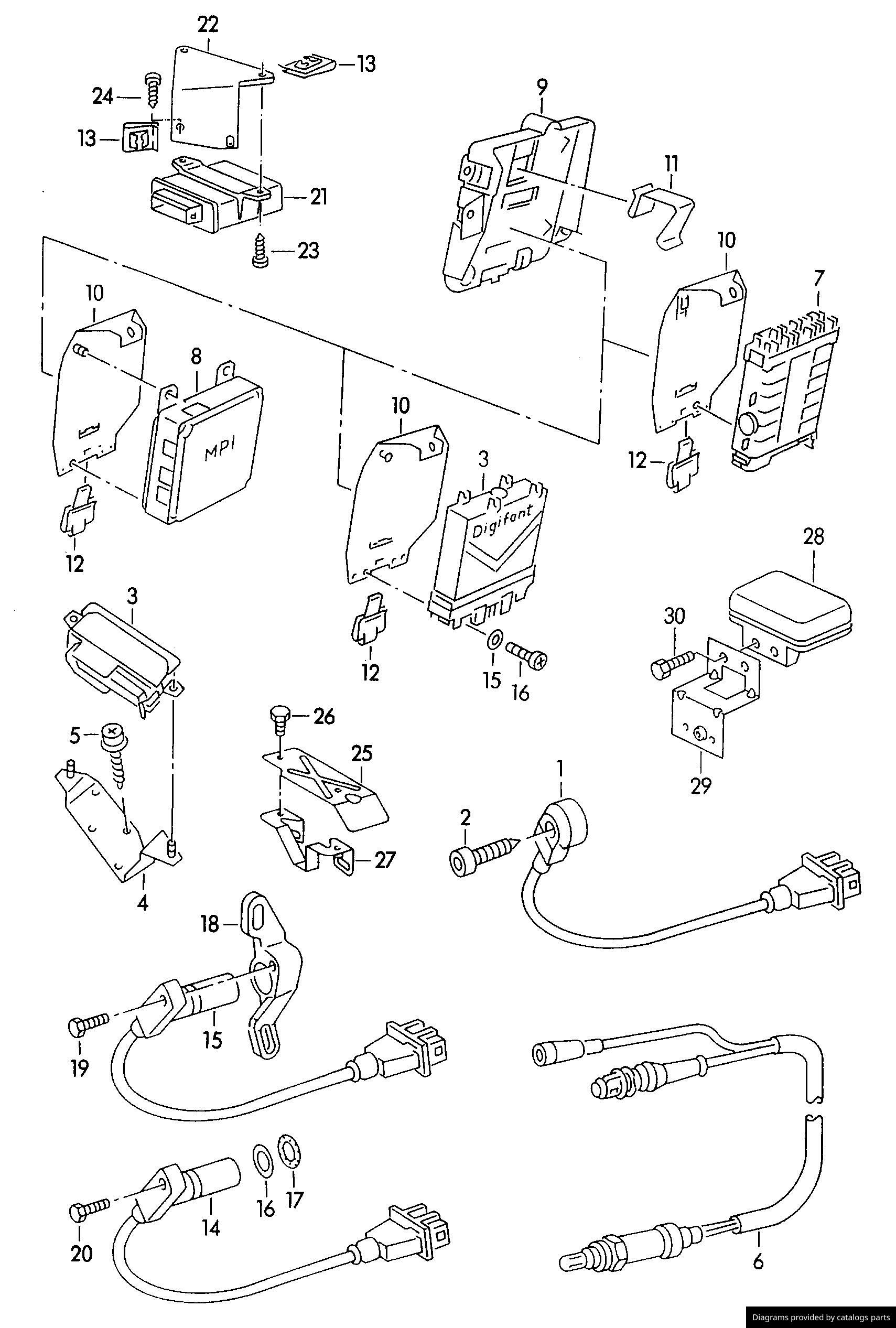 Car part diagram