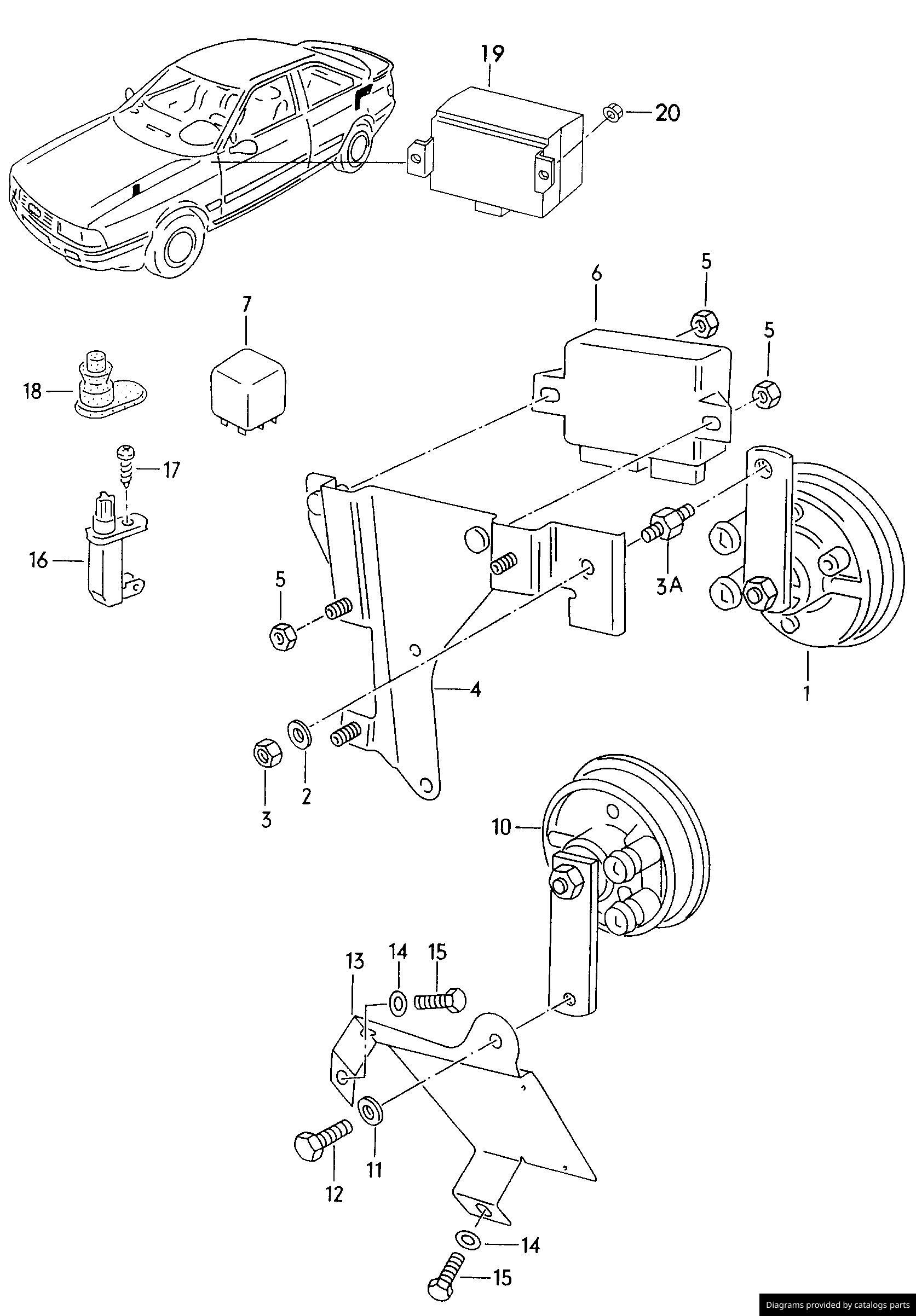 Car part diagram