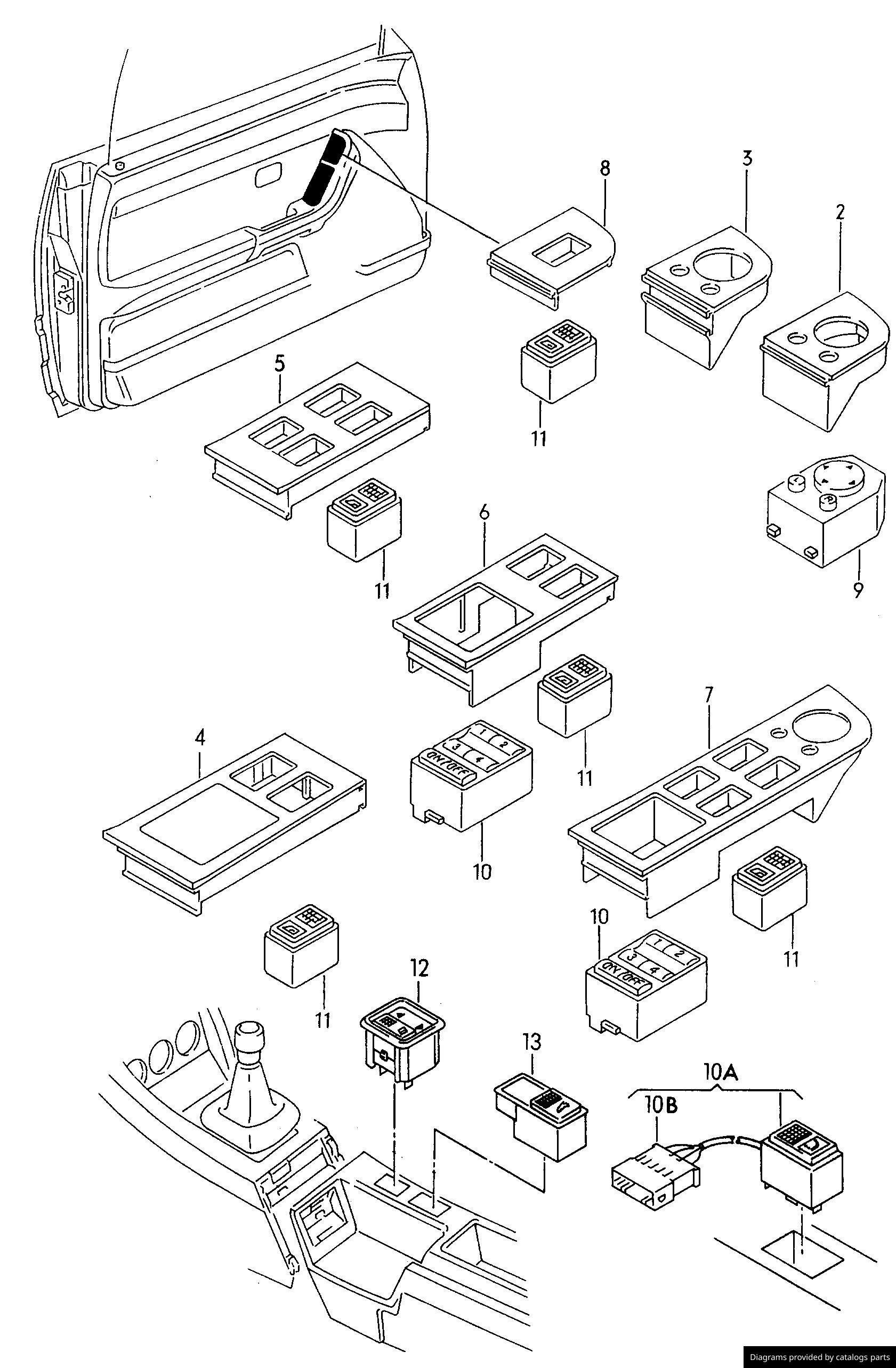 Car part diagram