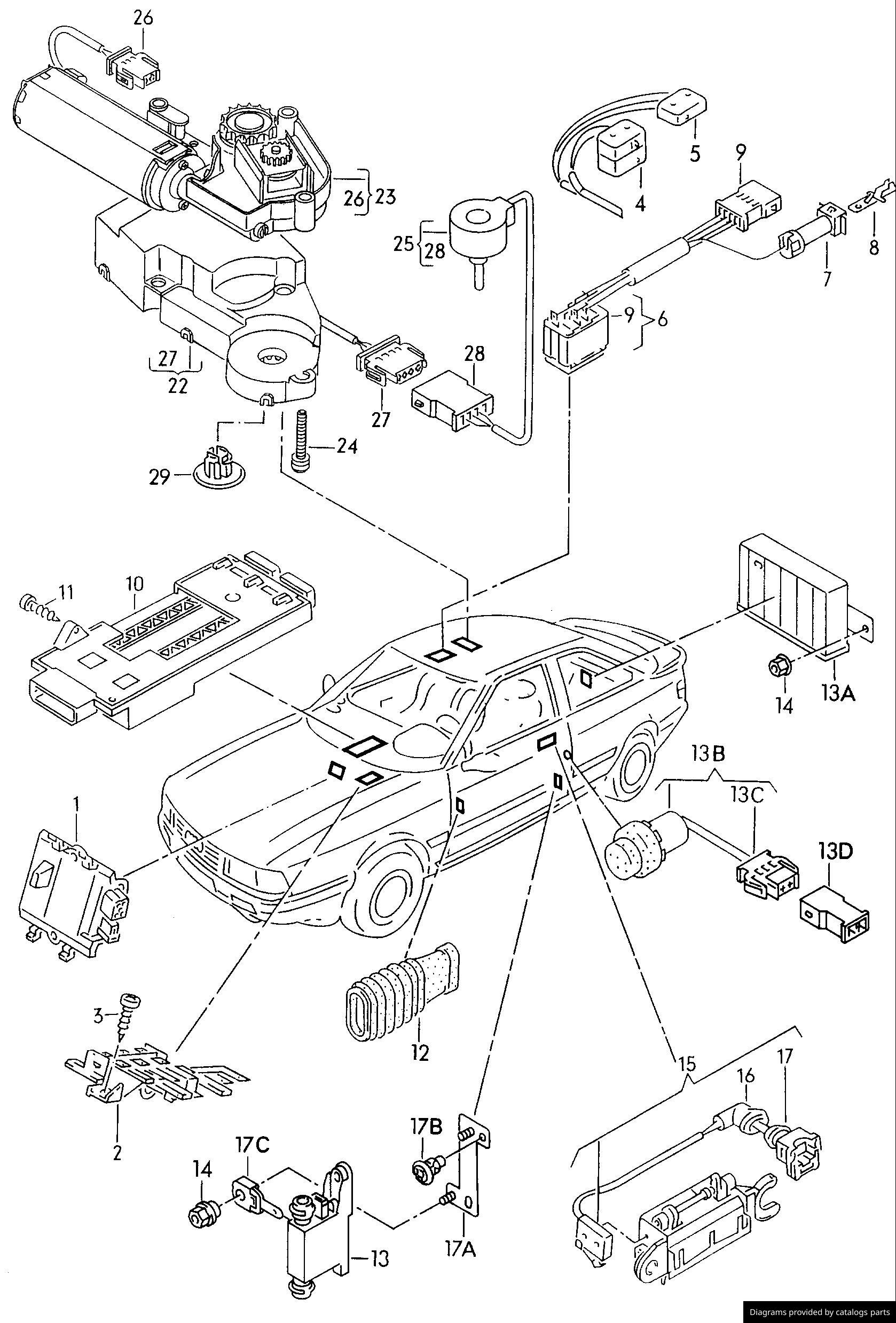 Car part diagram