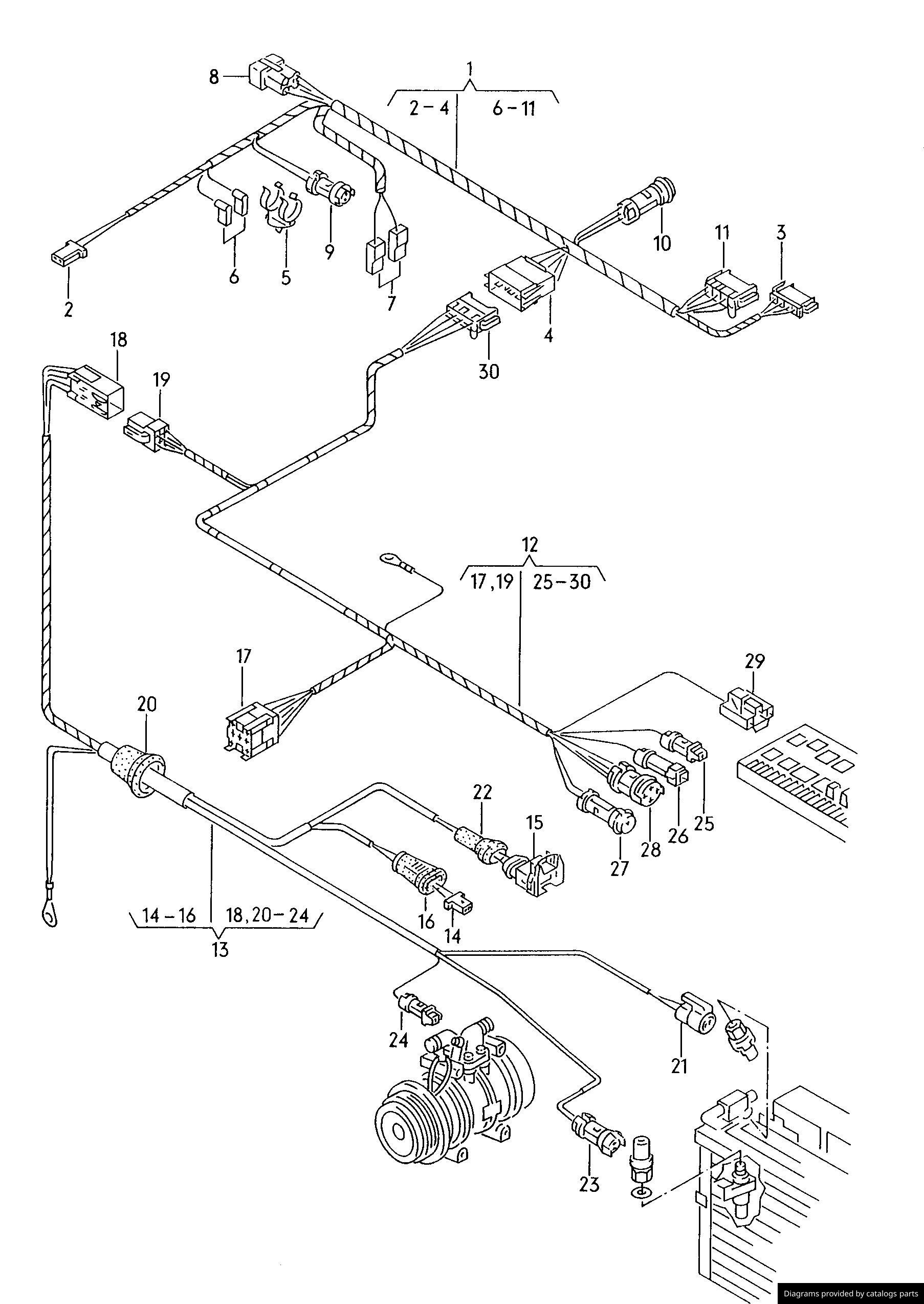 Car part diagram