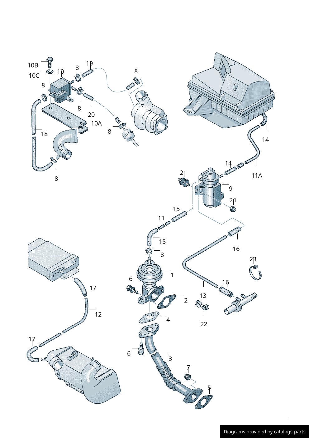 Car part diagram