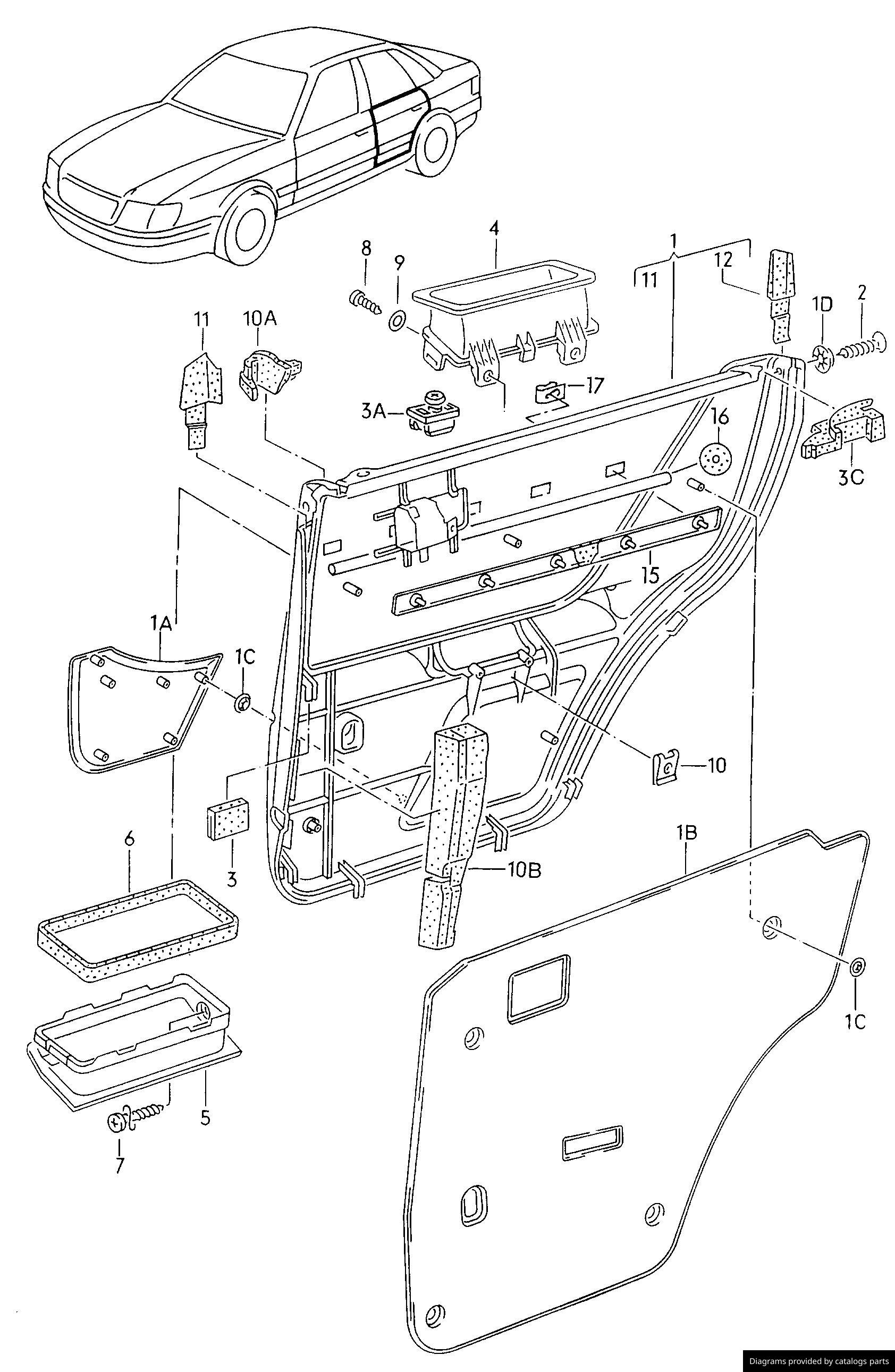 Car part diagram