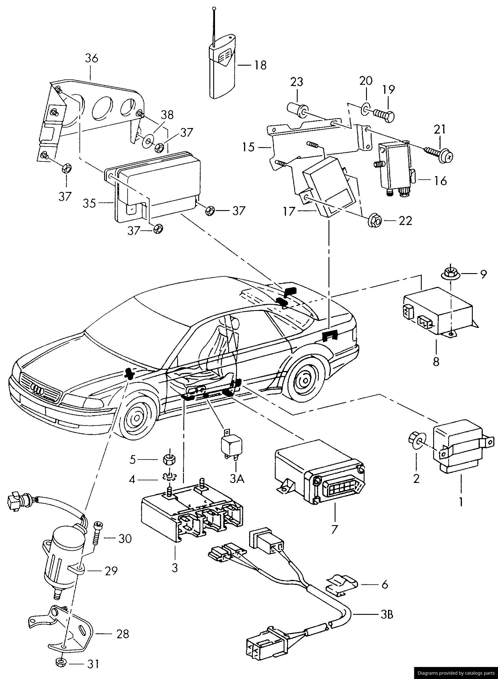 Car part diagram