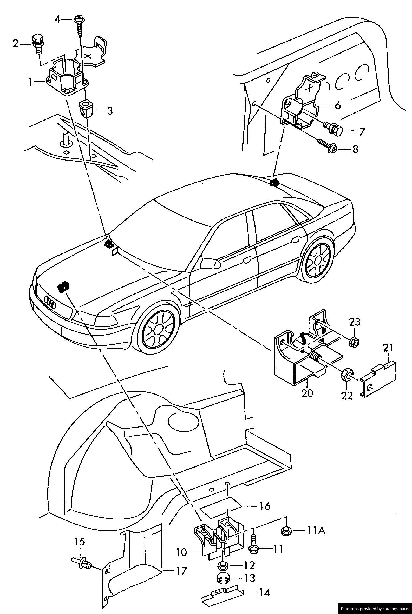 Car part diagram