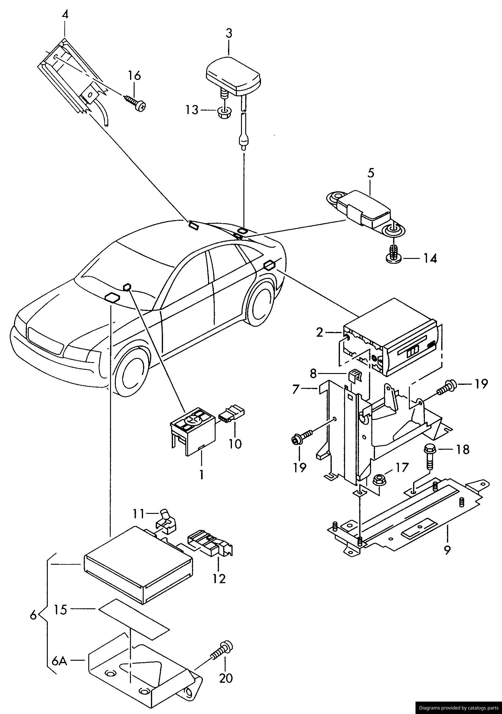 Car part diagram