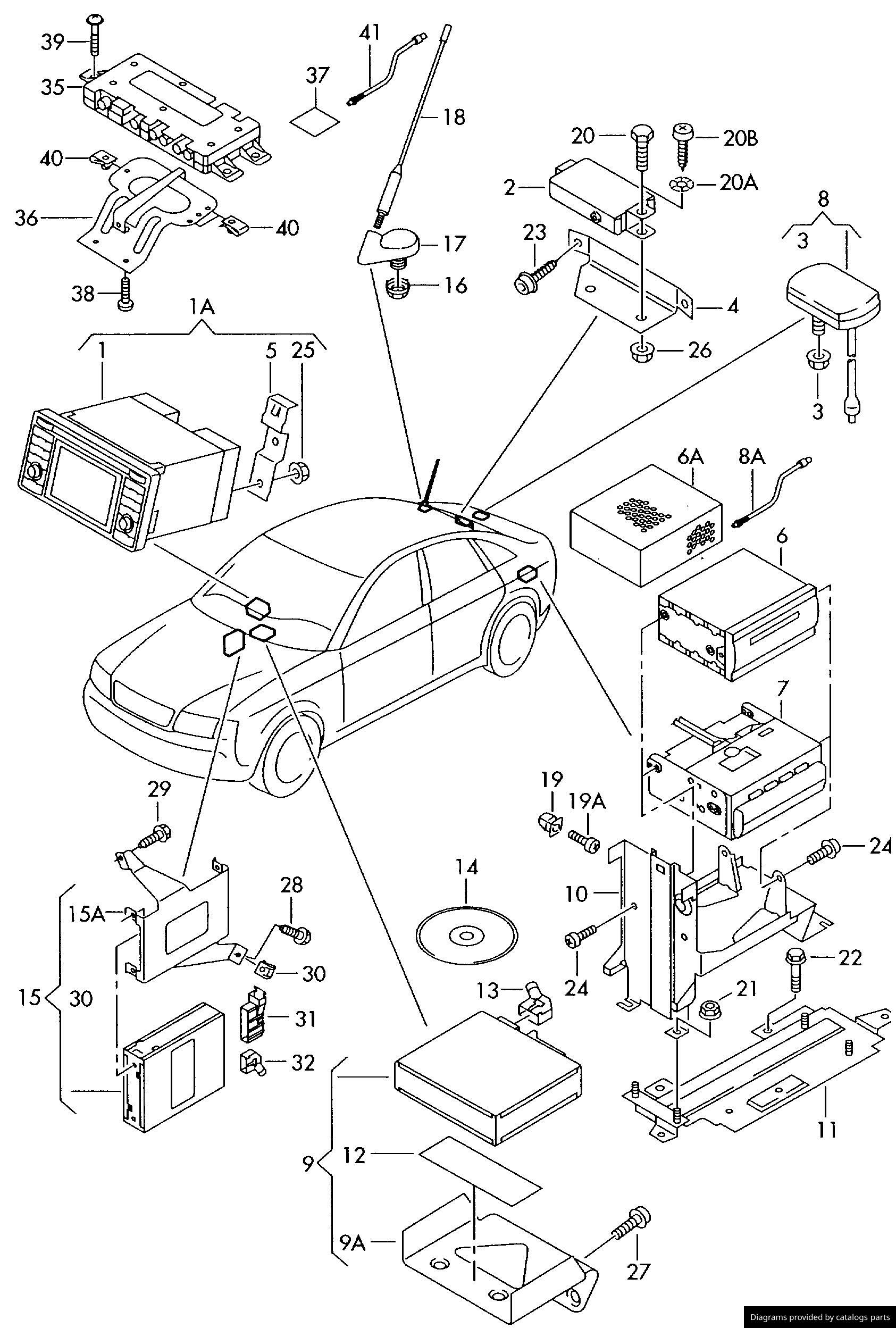 Car part diagram