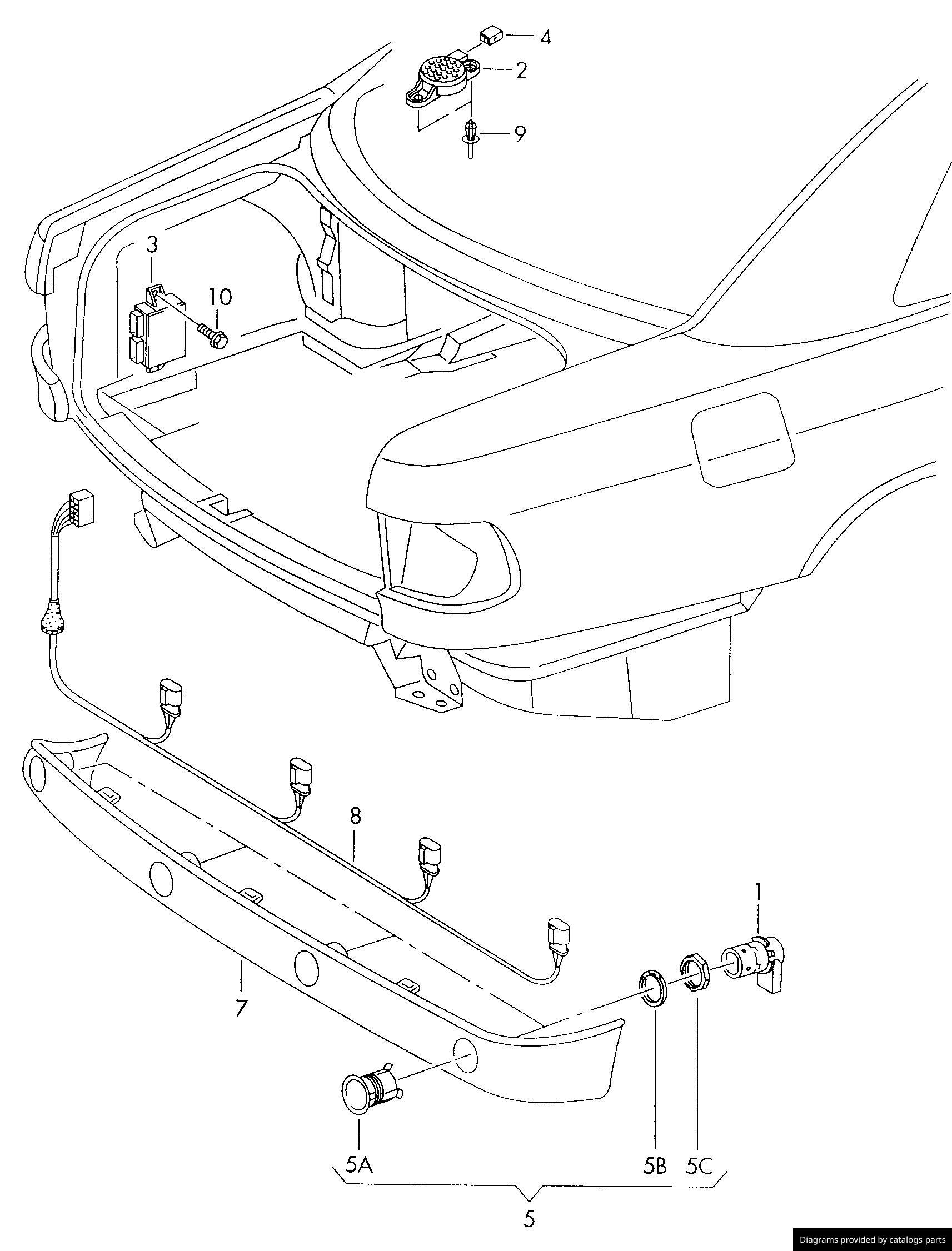 Car part diagram