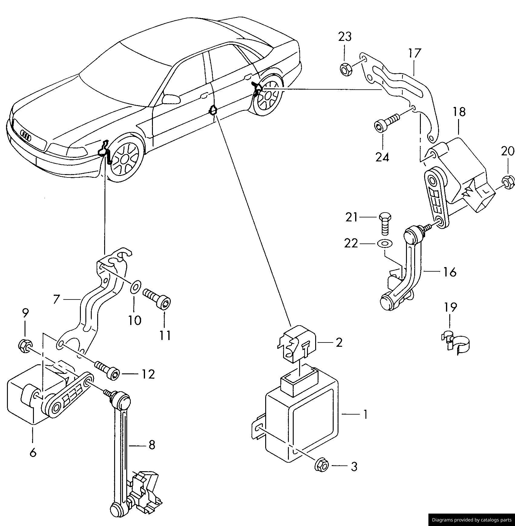 Car part diagram