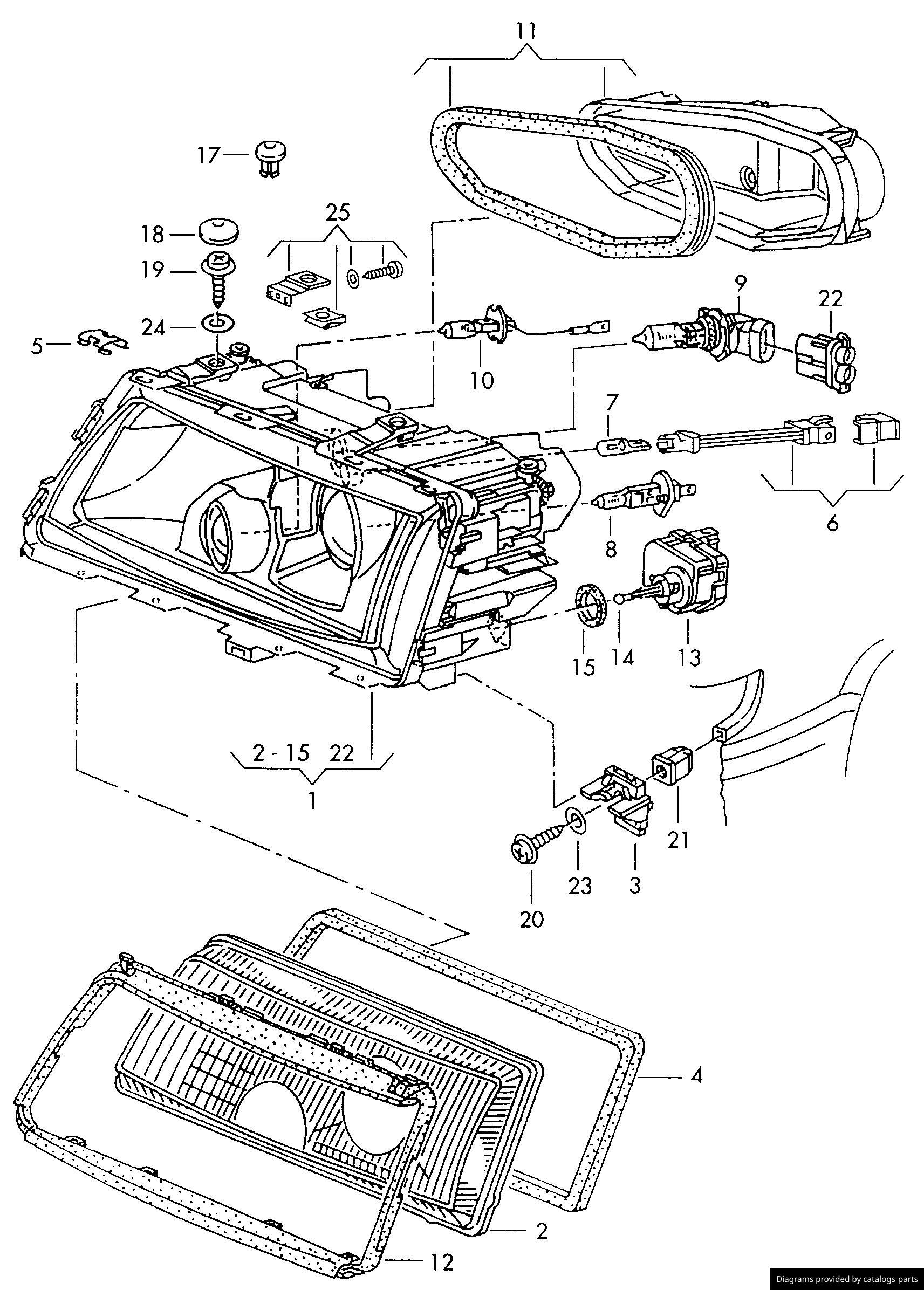 Car part diagram