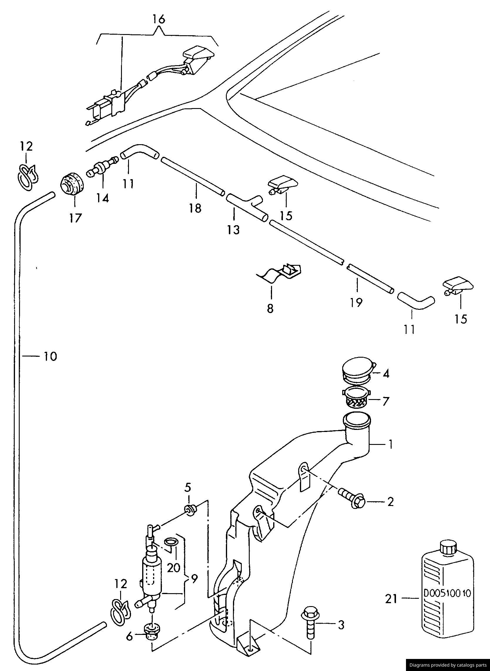Car part diagram
